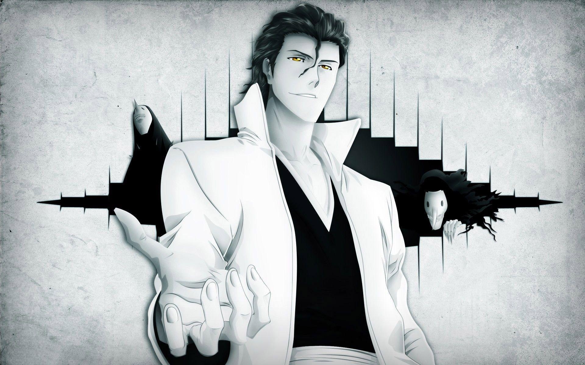 Sosuke Aizen, Gillian Menos Grande, Garganta rift, HD Desktop wallpaper