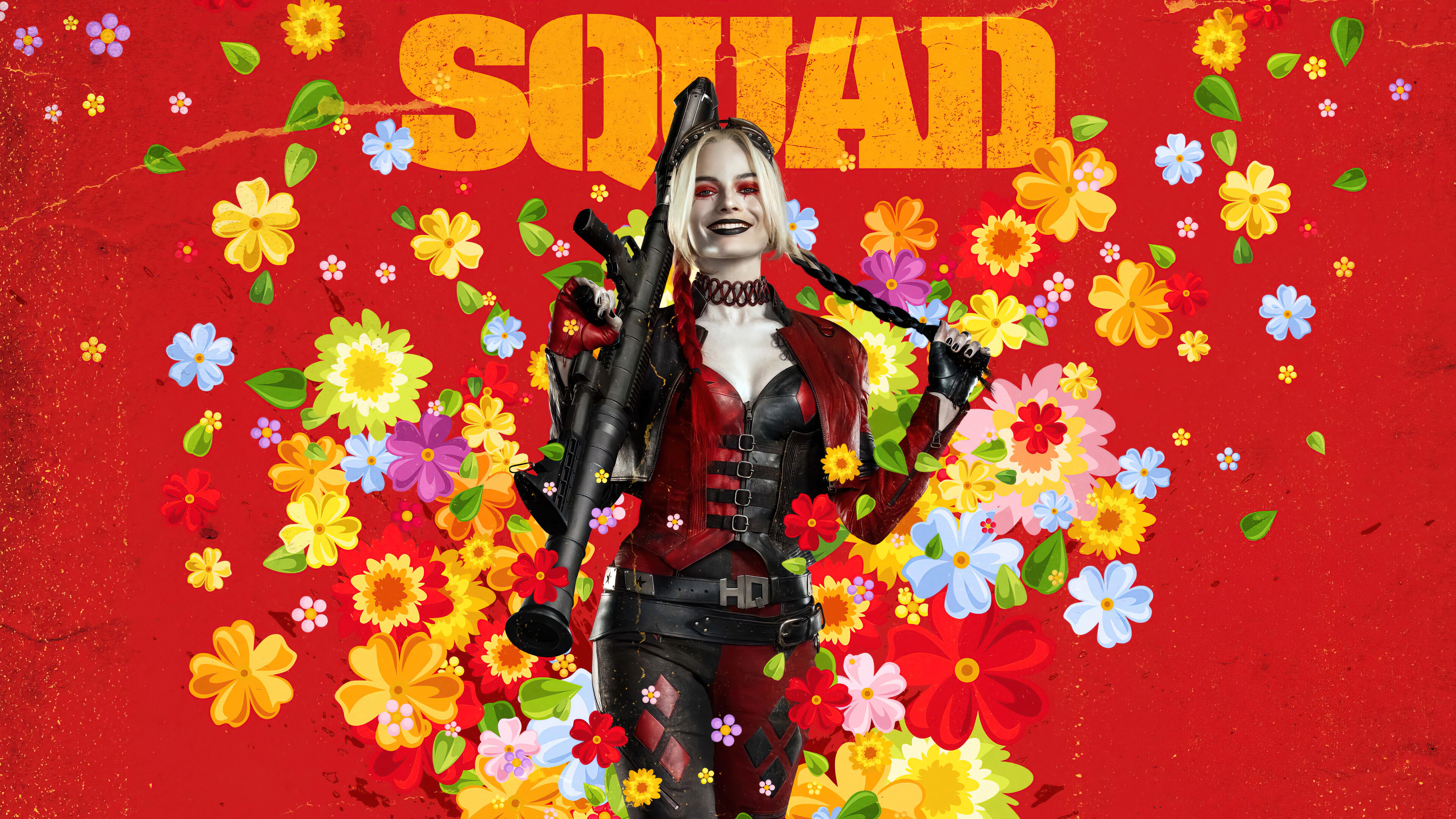 Harley Quinn wallpaper, 4k Margot Robbie, The Suicide Squad movie, Epic character, 3840x2160 4K Desktop