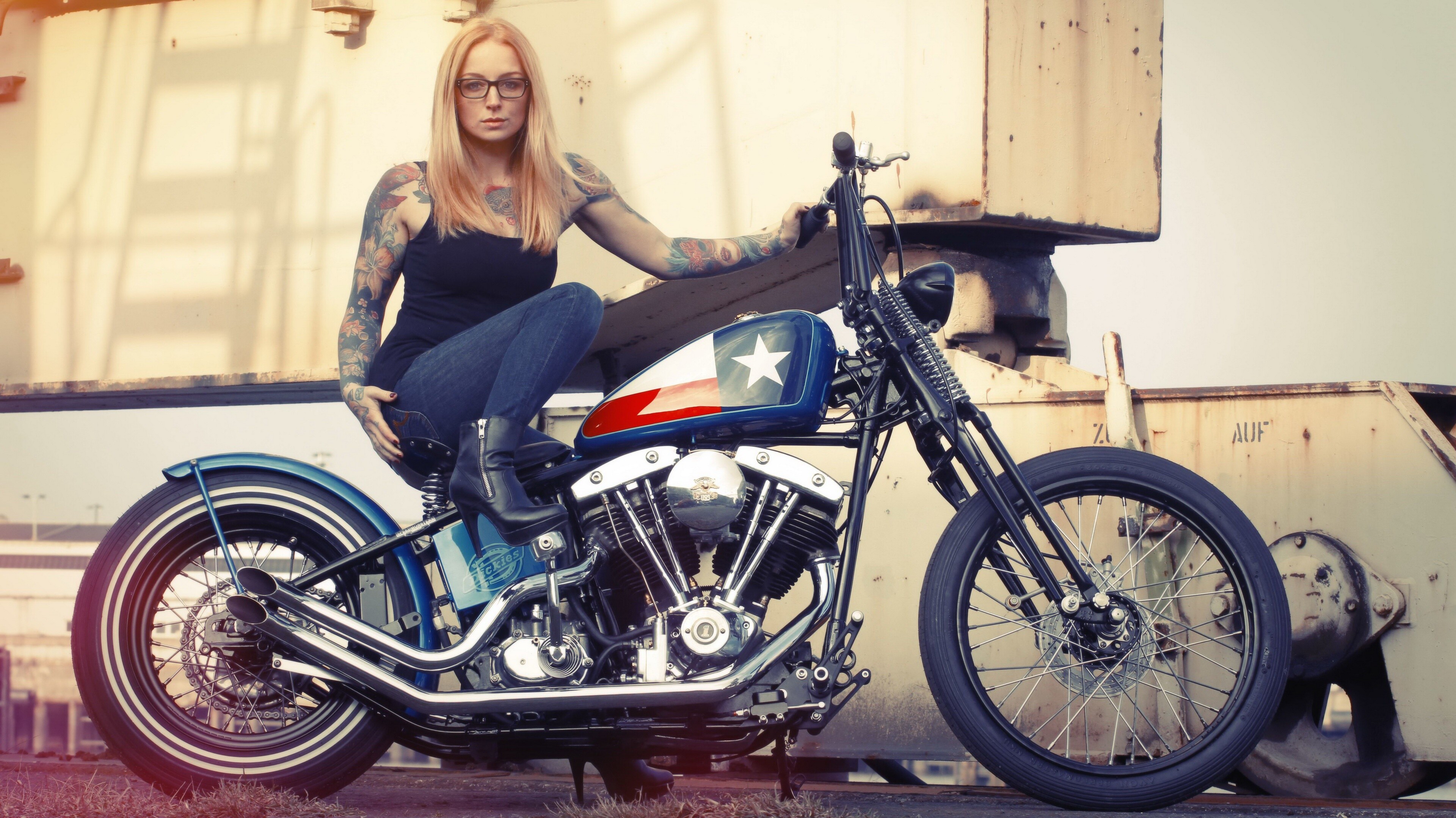 Motorcycle empowerment, Daring female bikers, Ultimate adrenaline rush, Exhilarating freedom, 3840x2160 4K Desktop