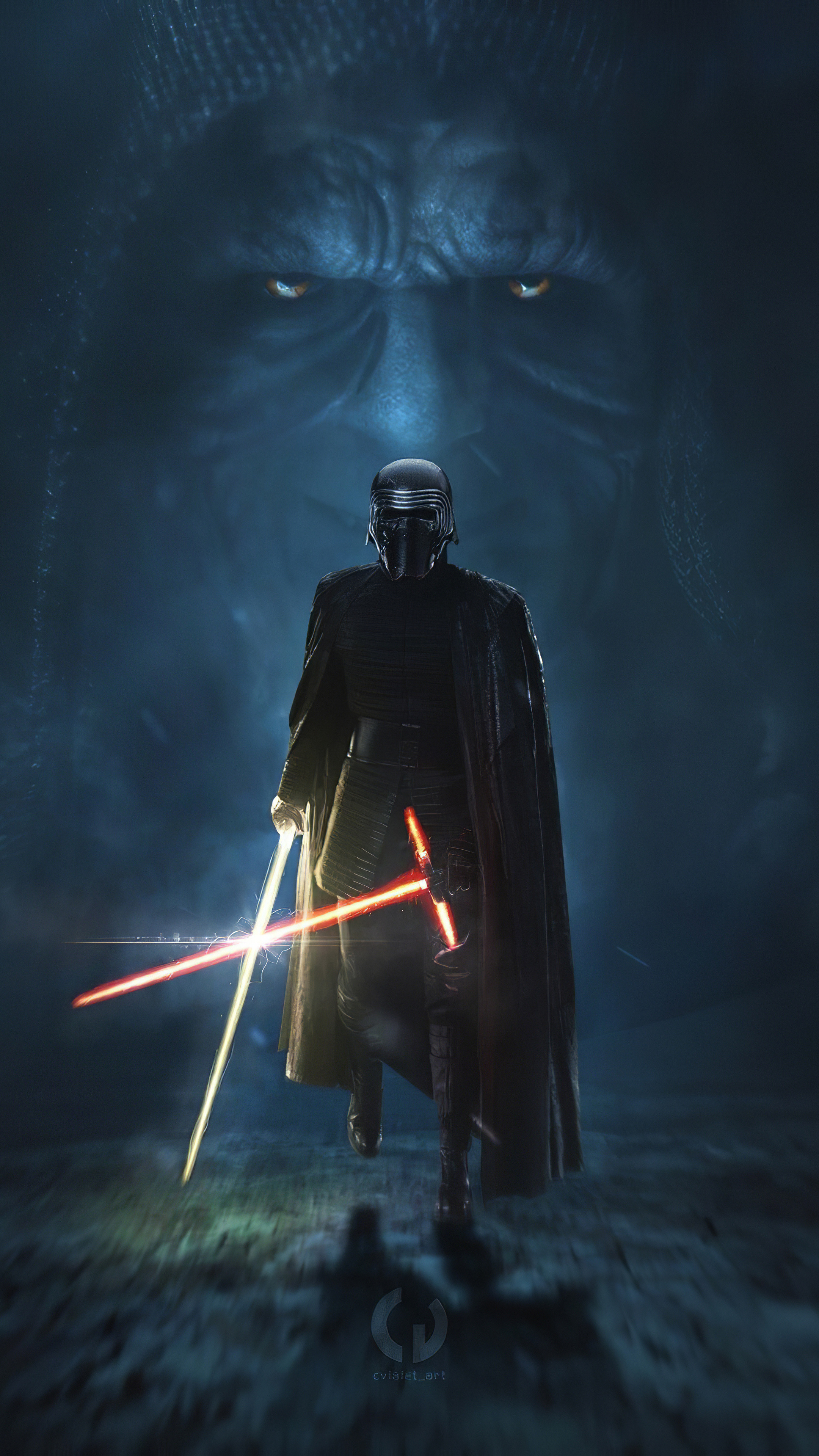 Kylo Ren, Woods, 4K, Sony Xperia, 2160x3840 4K Phone