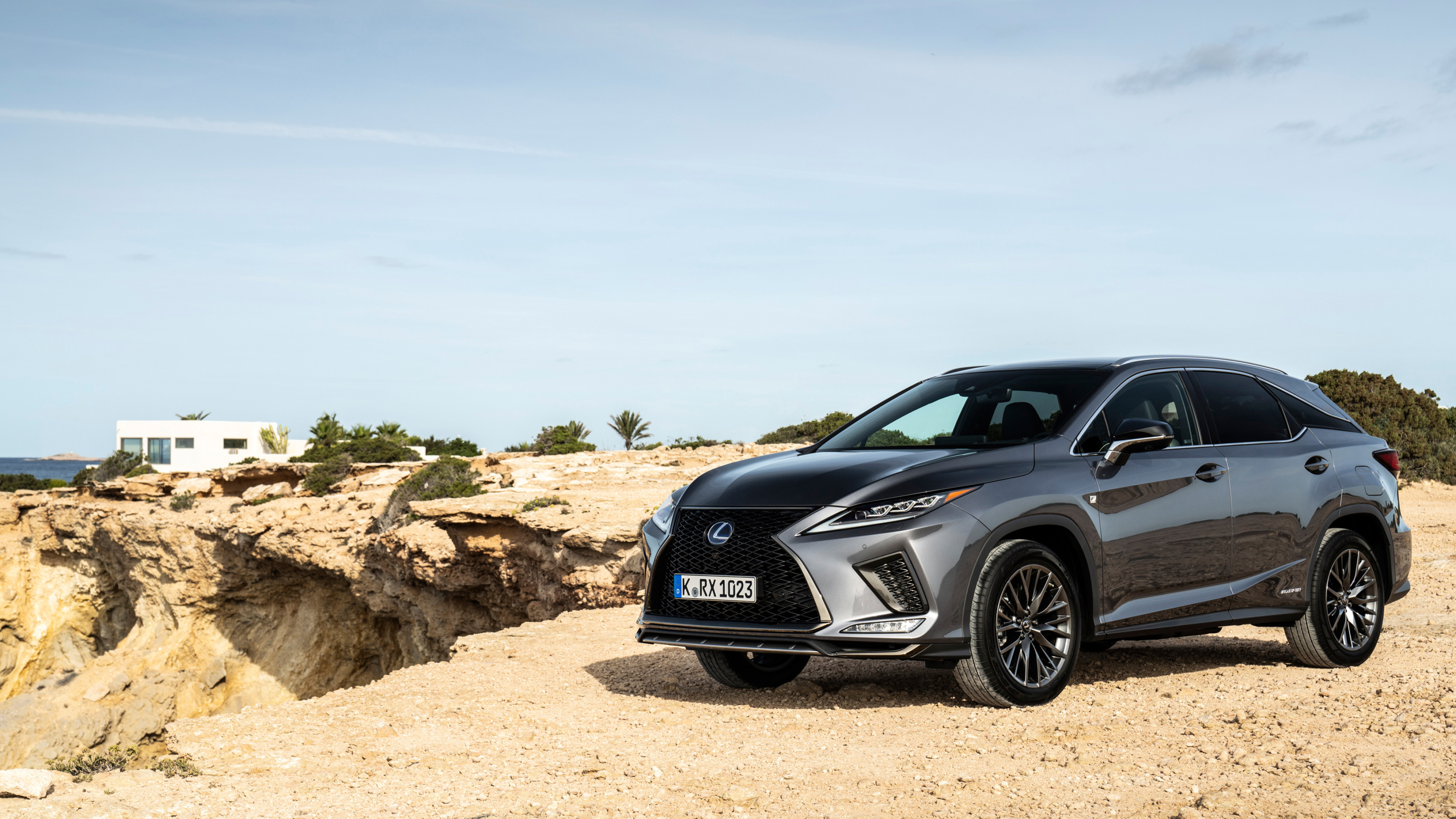 Lexus RX, Grey elegance, 2019 model, Unrivaled comfort, 3840x2160 4K Desktop