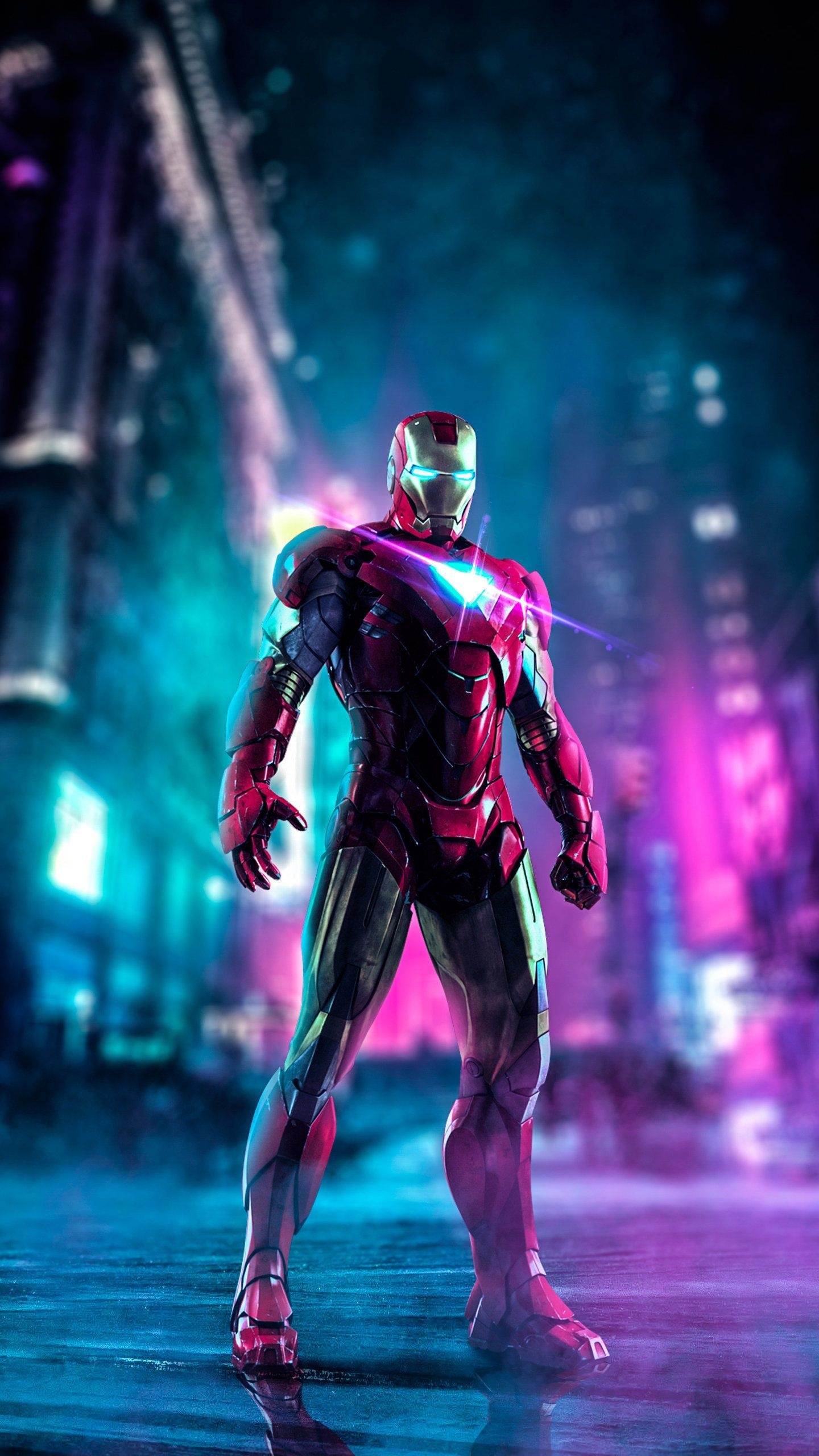 Iron Man, Superhero Wallpaper, 1440x2560 HD Phone