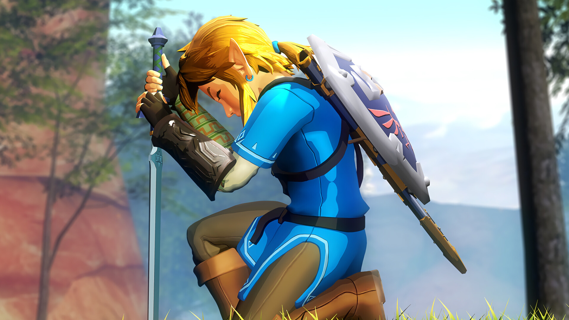 Zelda wallpaper for desktop, Full HD experience, Gaming excellence, Immersive visuals, 1920x1080 Full HD Desktop