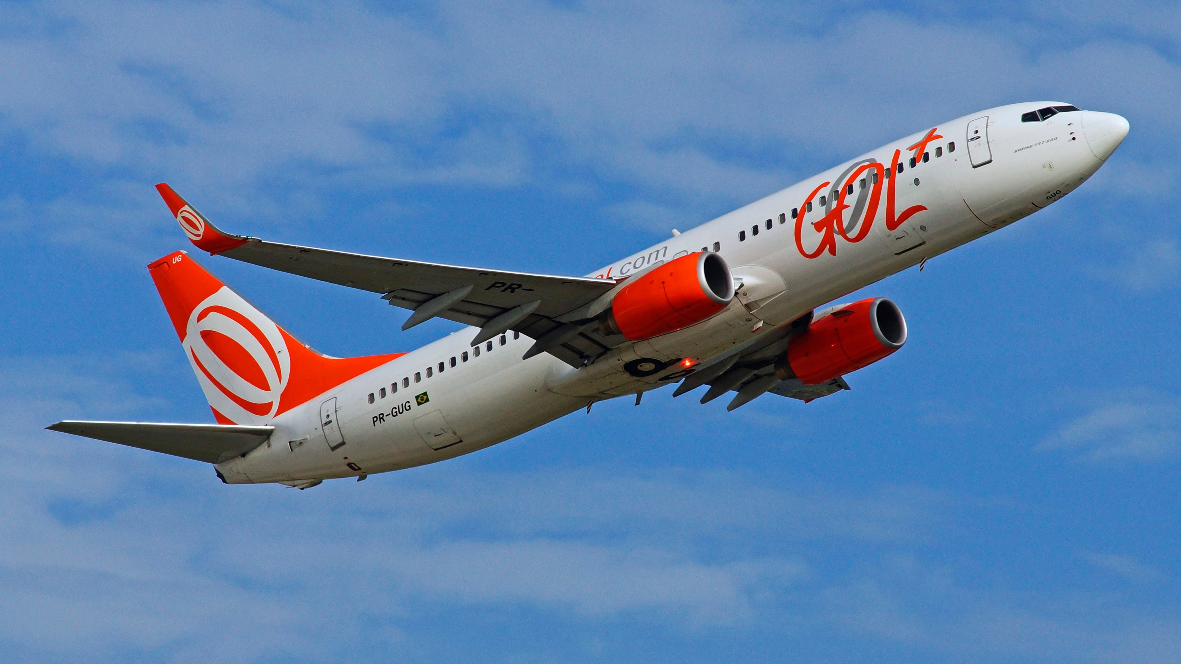 Gol Linhas Aereas, Boeing 737, Aviation wallpapers, Planespotting enthusiasts, 3840x2160 4K Desktop