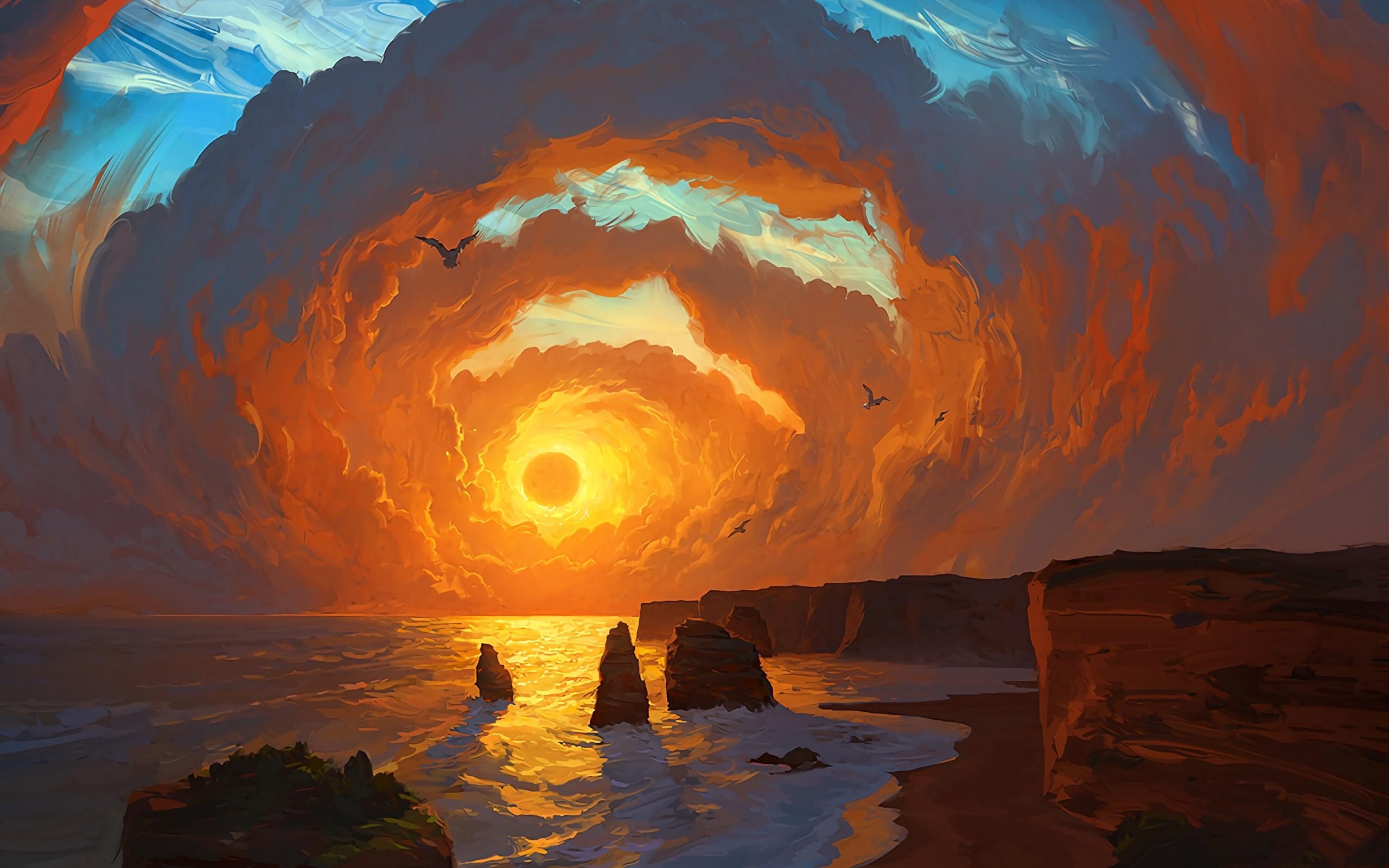 Beautiful painting, 4K wallpapers, Art, Colors, 2560x1600 HD Desktop