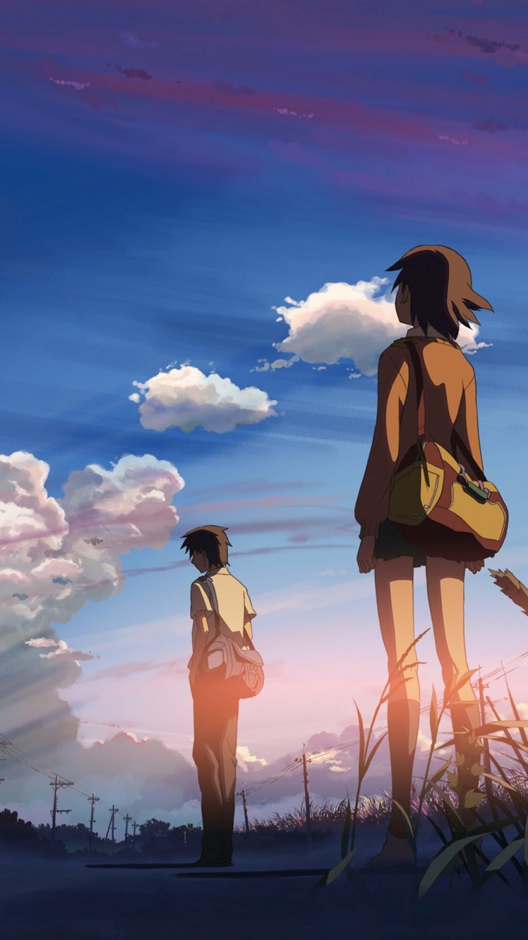 Kanae Sumida, Takaki Tono, 5 Centimeters per Second, Full HD Phone wallpaper
