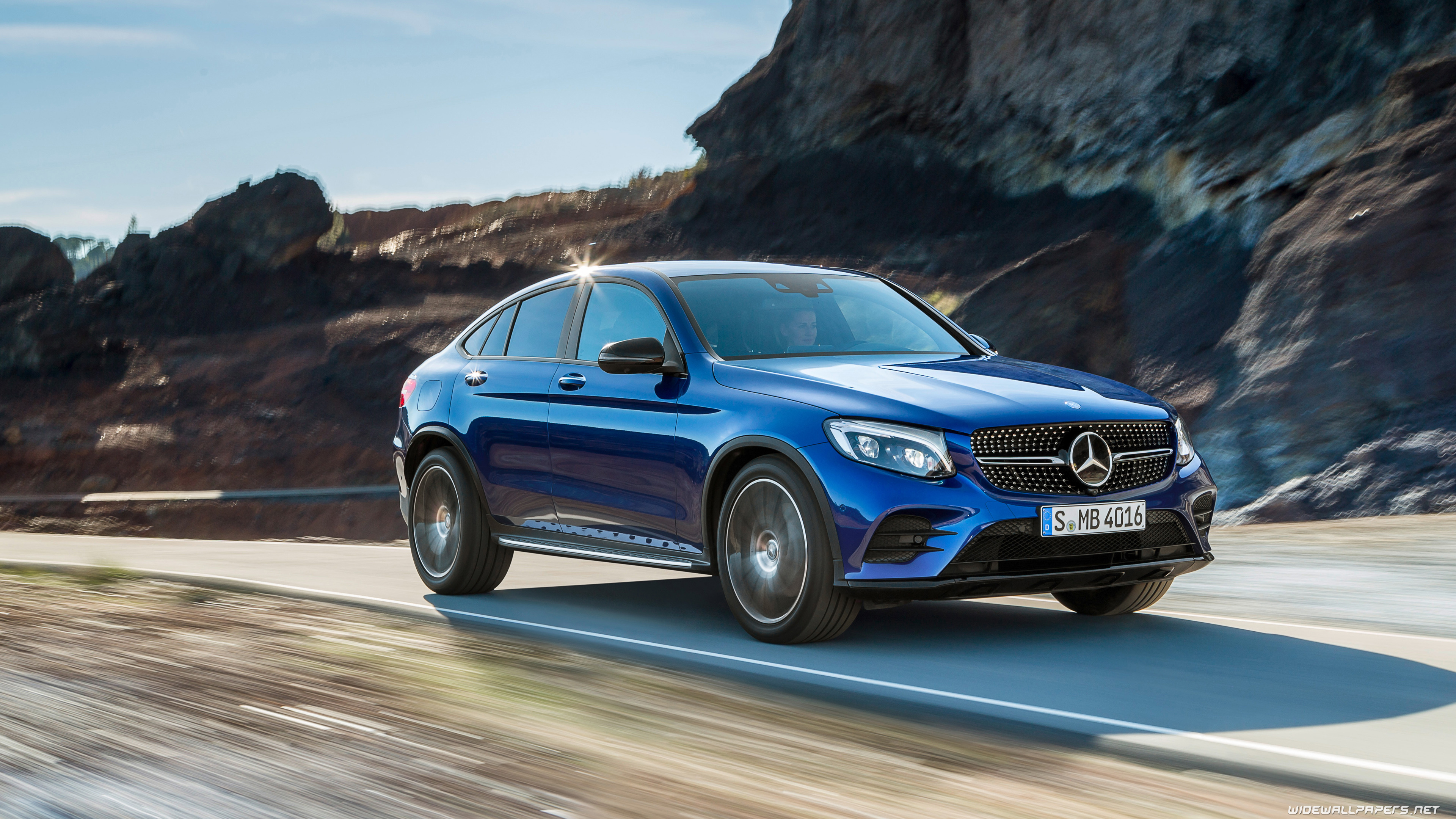 Mercedes-Benz GLC, Coupe cars desktop wallpapers, 4K Ultra HD, 3840x2160 4K Desktop