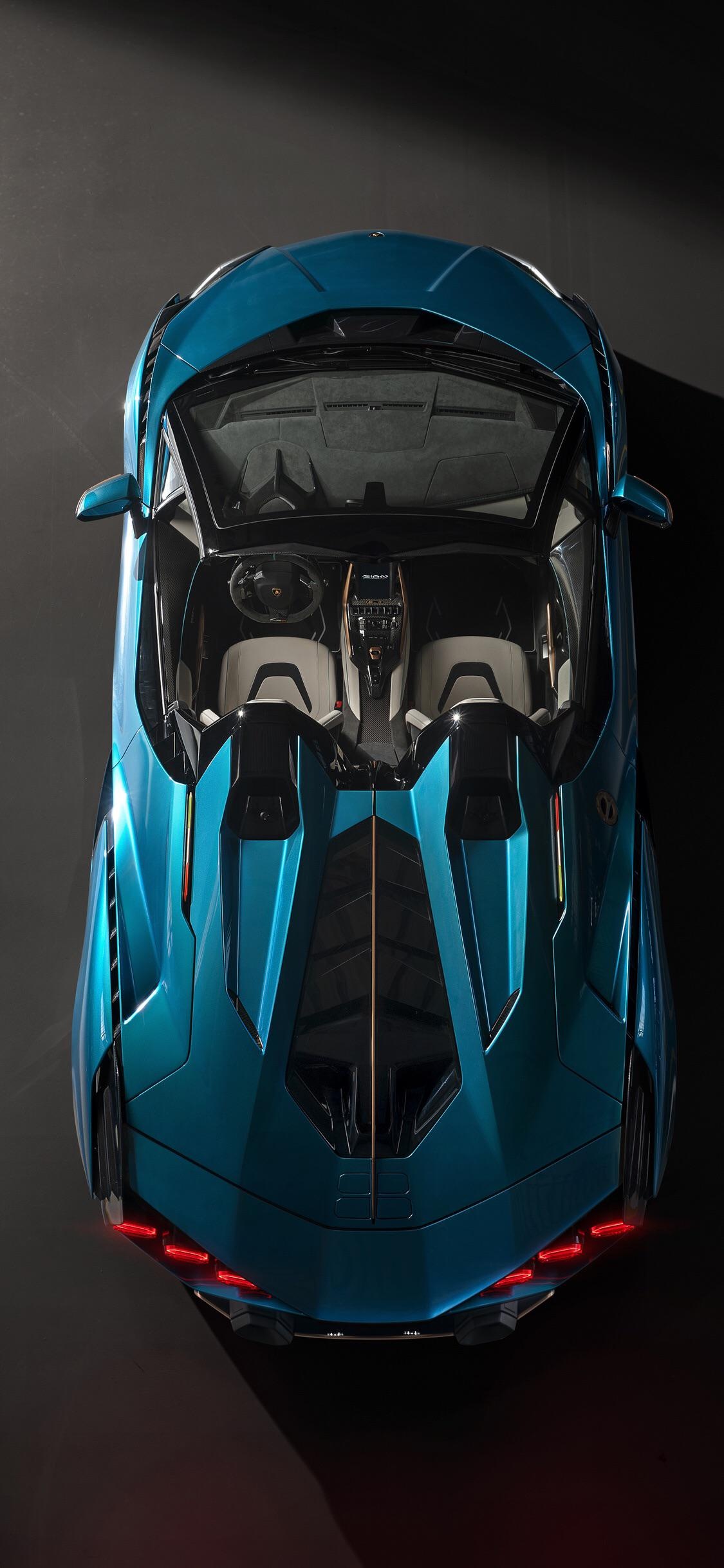 Lamborghini Sian, Automotive masterpiece, Striking design, Exotic beauty, 1130x2440 HD Phone