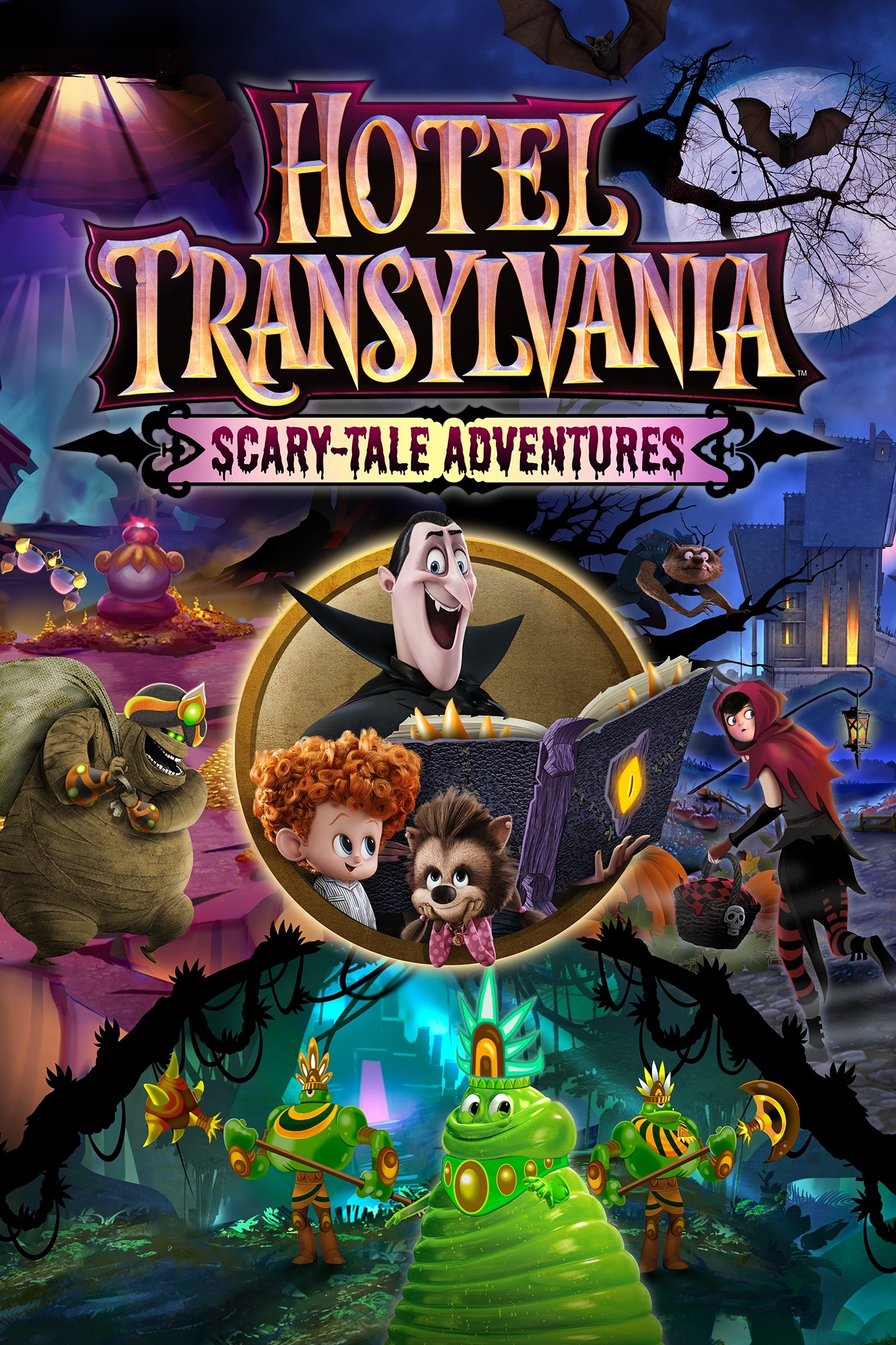 Scary-Tale Adventures, Hotel Transylvania Wallpaper, 1440x2160 HD Phone