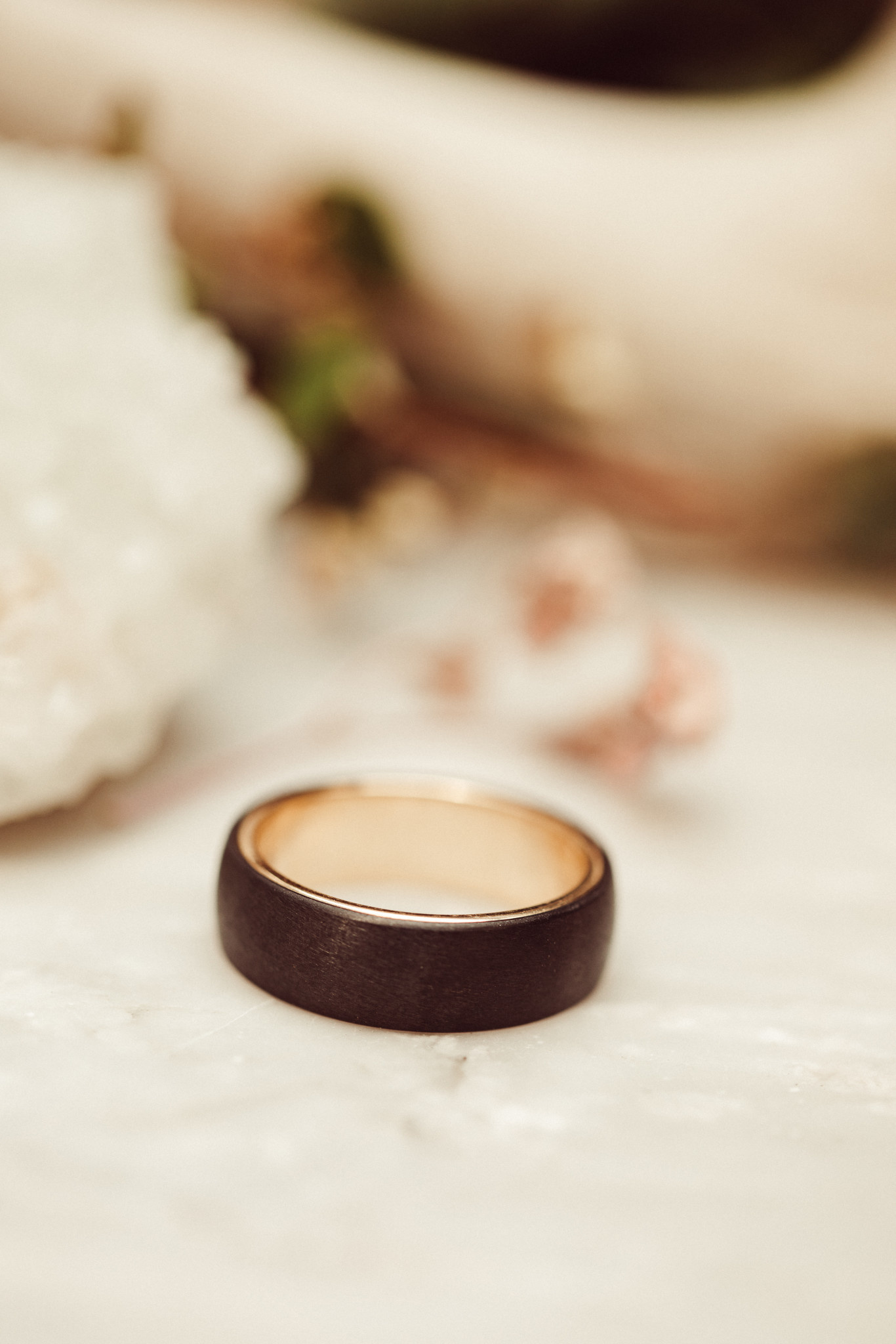 Zirconium shine, Gold-lined band, Rounded beauty, Sarah O design, 1370x2050 HD Phone