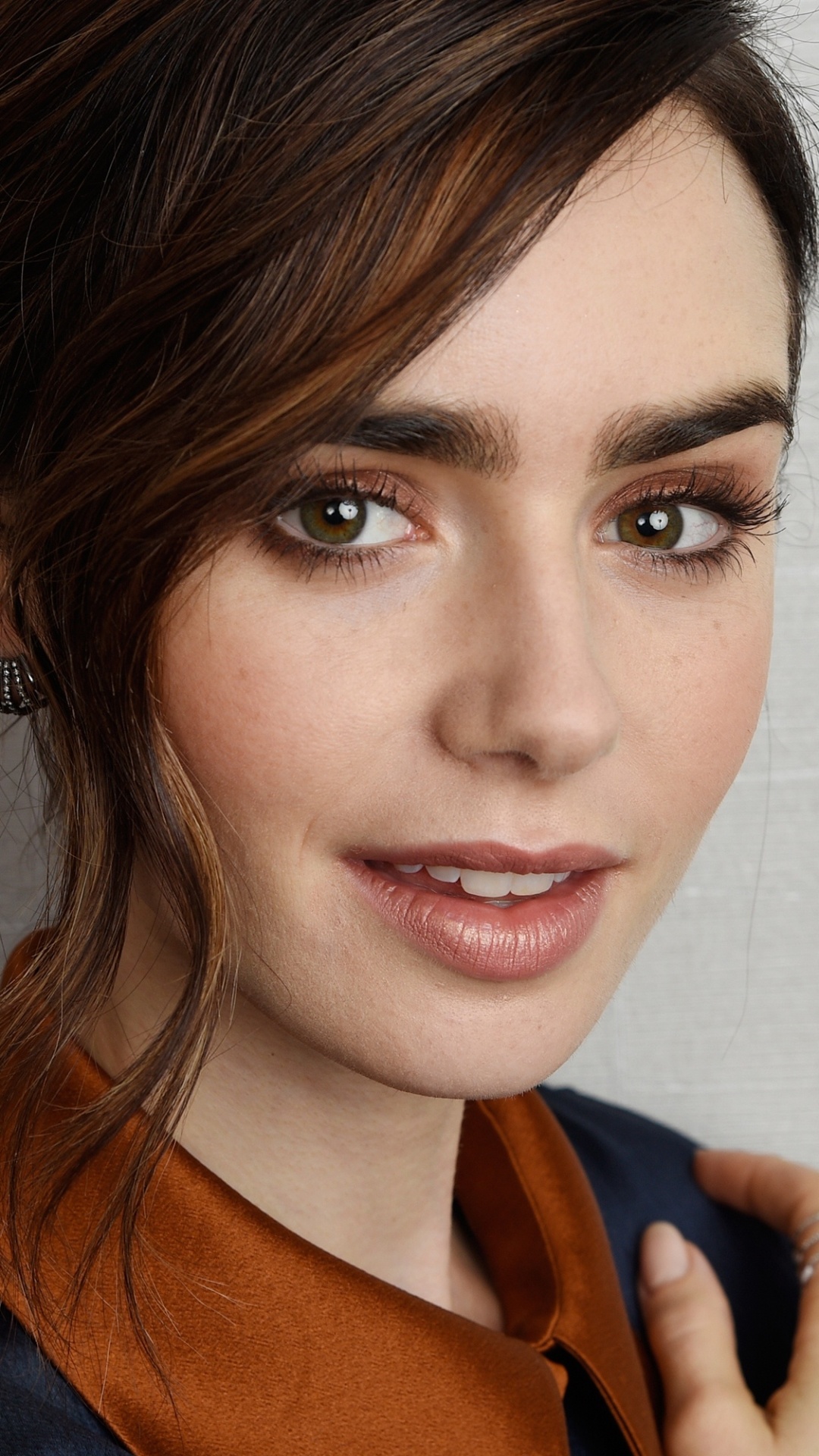 Lily Collins, Celebrity, 1080x1920 Full HD Phone