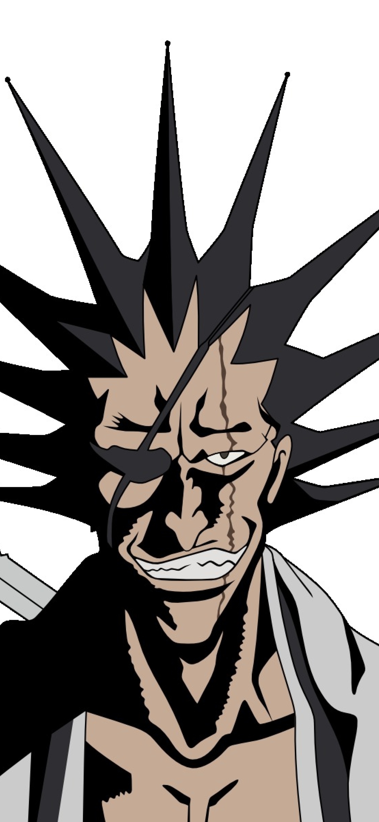 Kenpachi, Kenpachi Zaraki iPhone wallpapers, 1250x2690 HD Phone