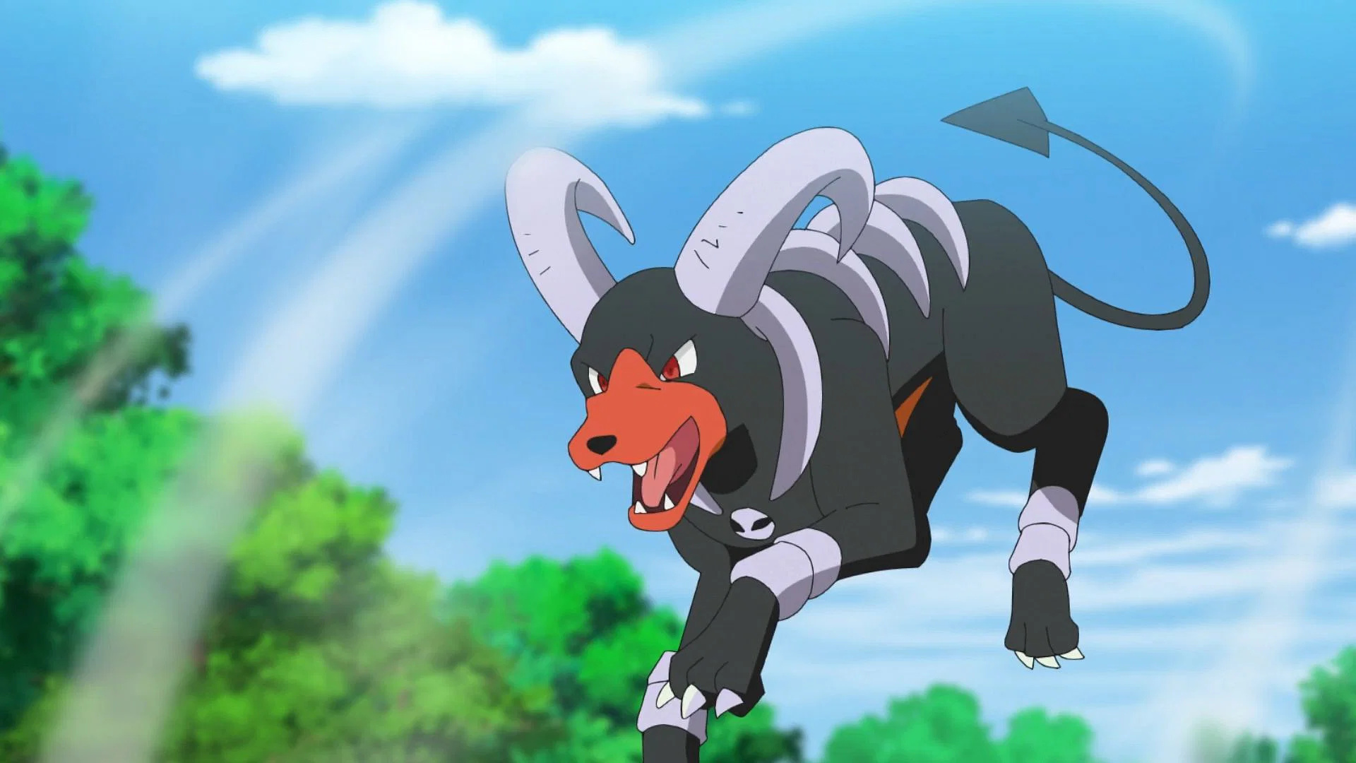 Anime, Houndoom Wallpaper, 1920x1080 Full HD Desktop