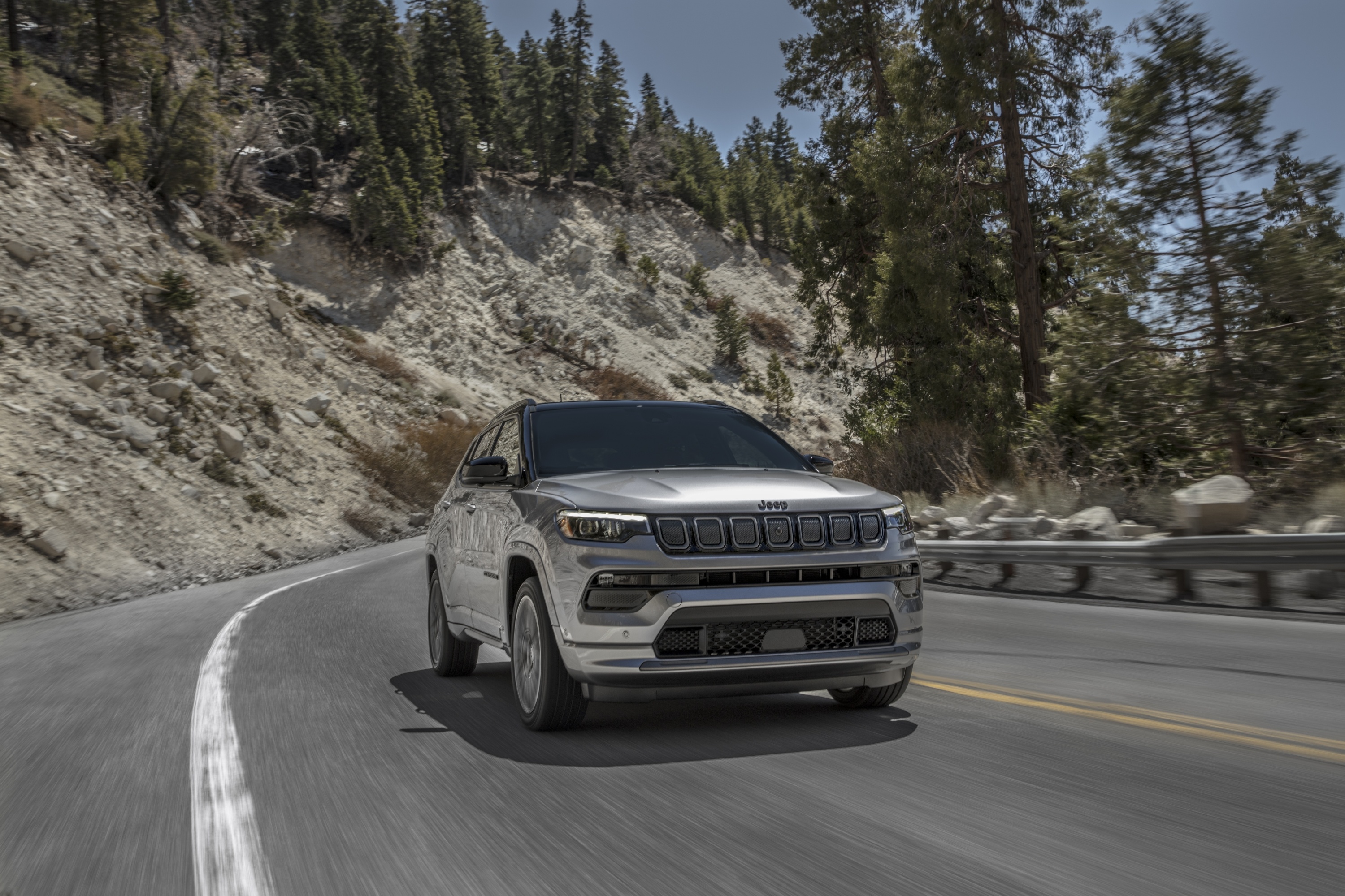 Jeep Compass, Silver 2022, High altitude MP, 3000x2000 HD Desktop