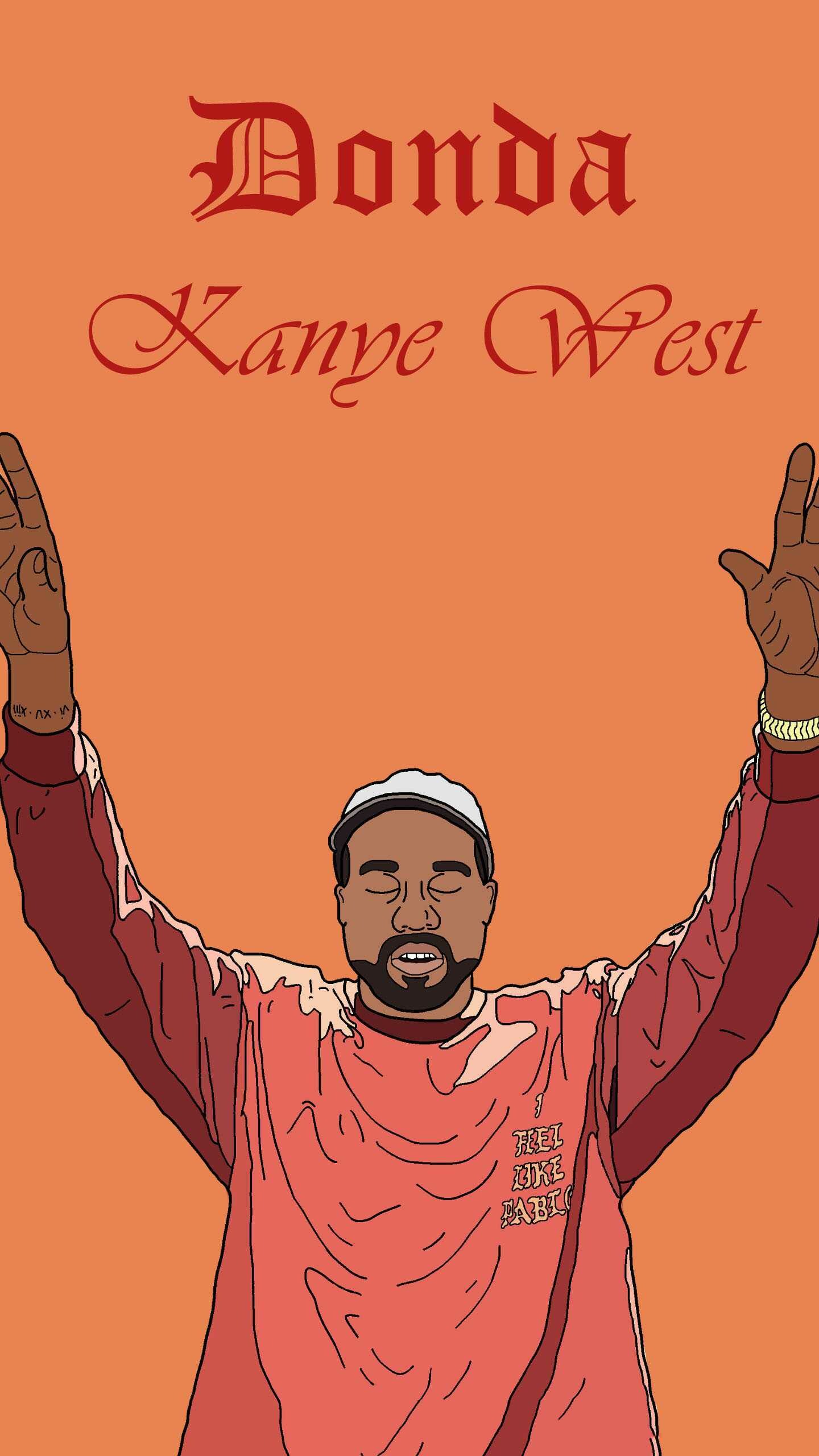 Father Stretch My Hands, Kanye West Wallpaper, 1440x2560 HD Phone