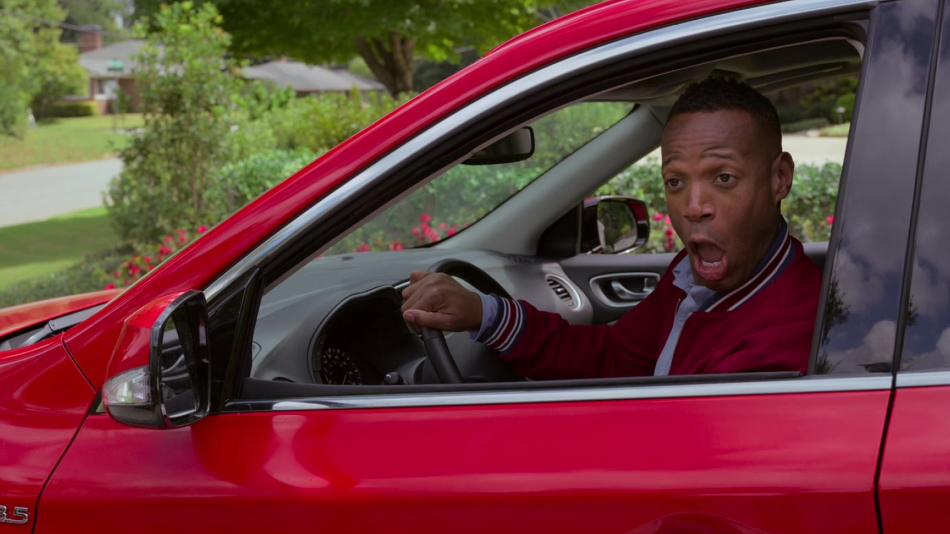 Marlon Wayans, Infiniti QX60, Red car, Sextuplets, 1920x1080 Full HD Desktop