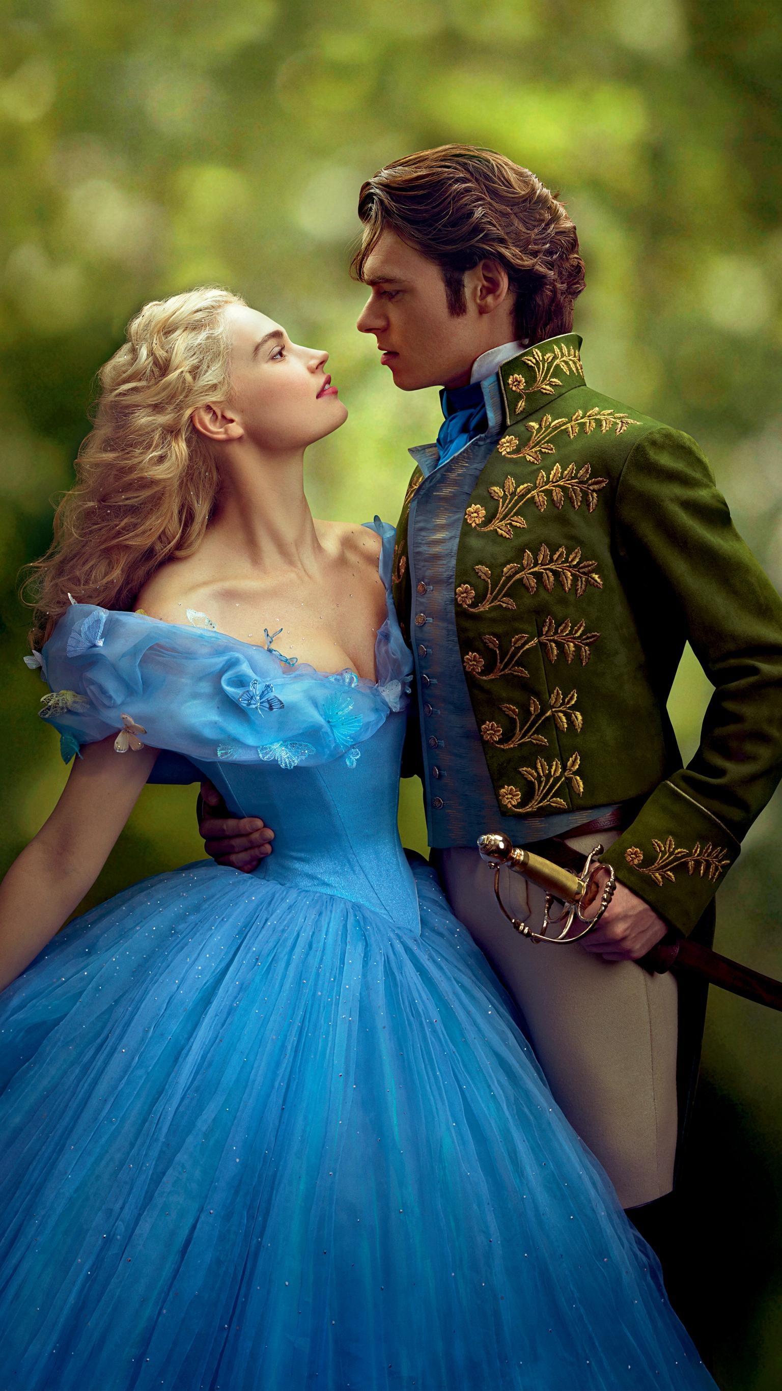 Cinderella movie, Wallpaper, Adventure, Drama, 1540x2740 HD Phone