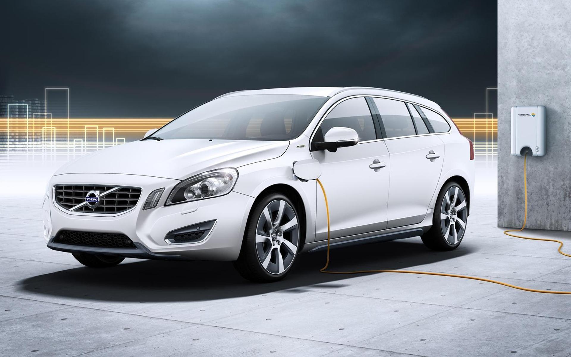 Volvo V60, 2012 model, Hybrid technology, Wallpaper for car enthusiasts, 1920x1200 HD Desktop