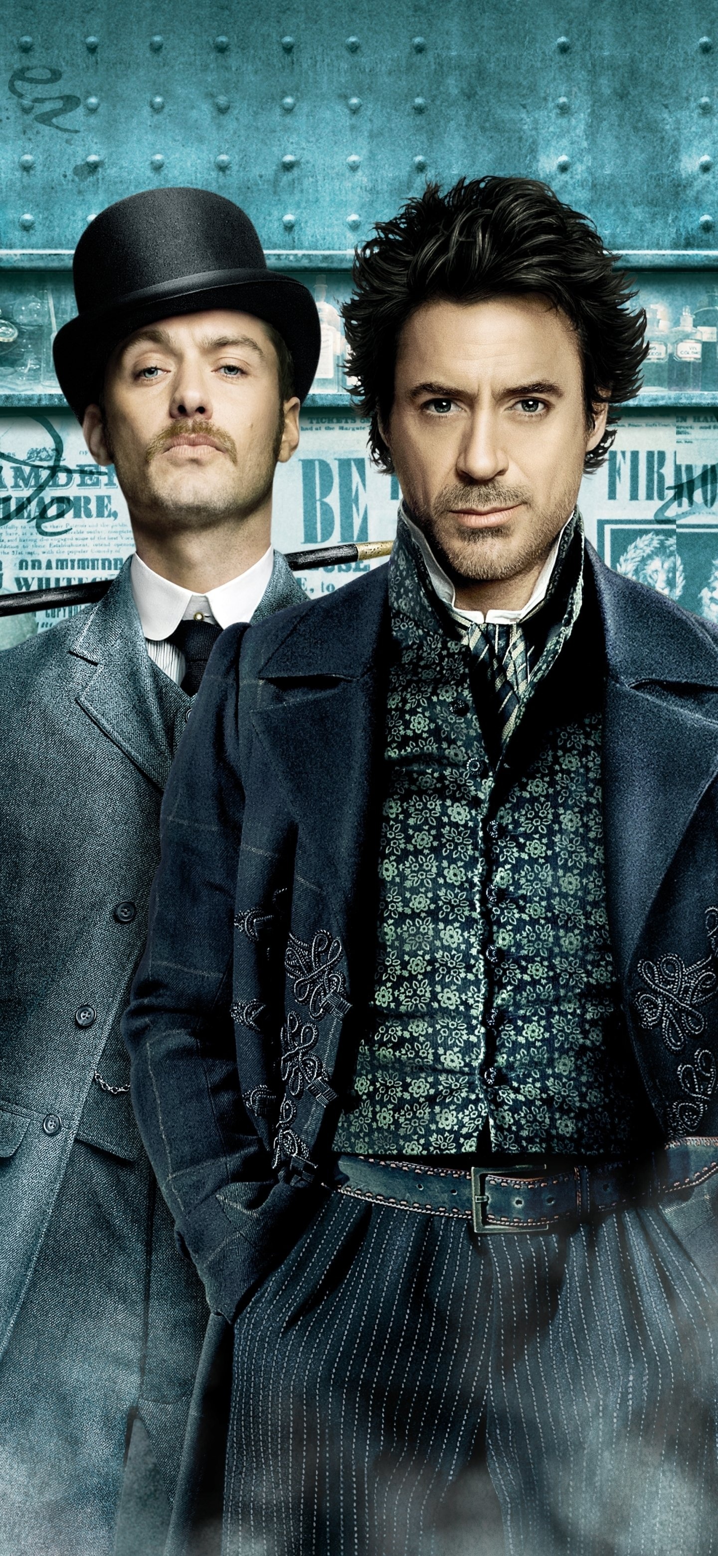 Movie: Sherlock Holmes, Detective's journey, Fascinating storytelling, Compelling characters, 1440x3120 HD Phone