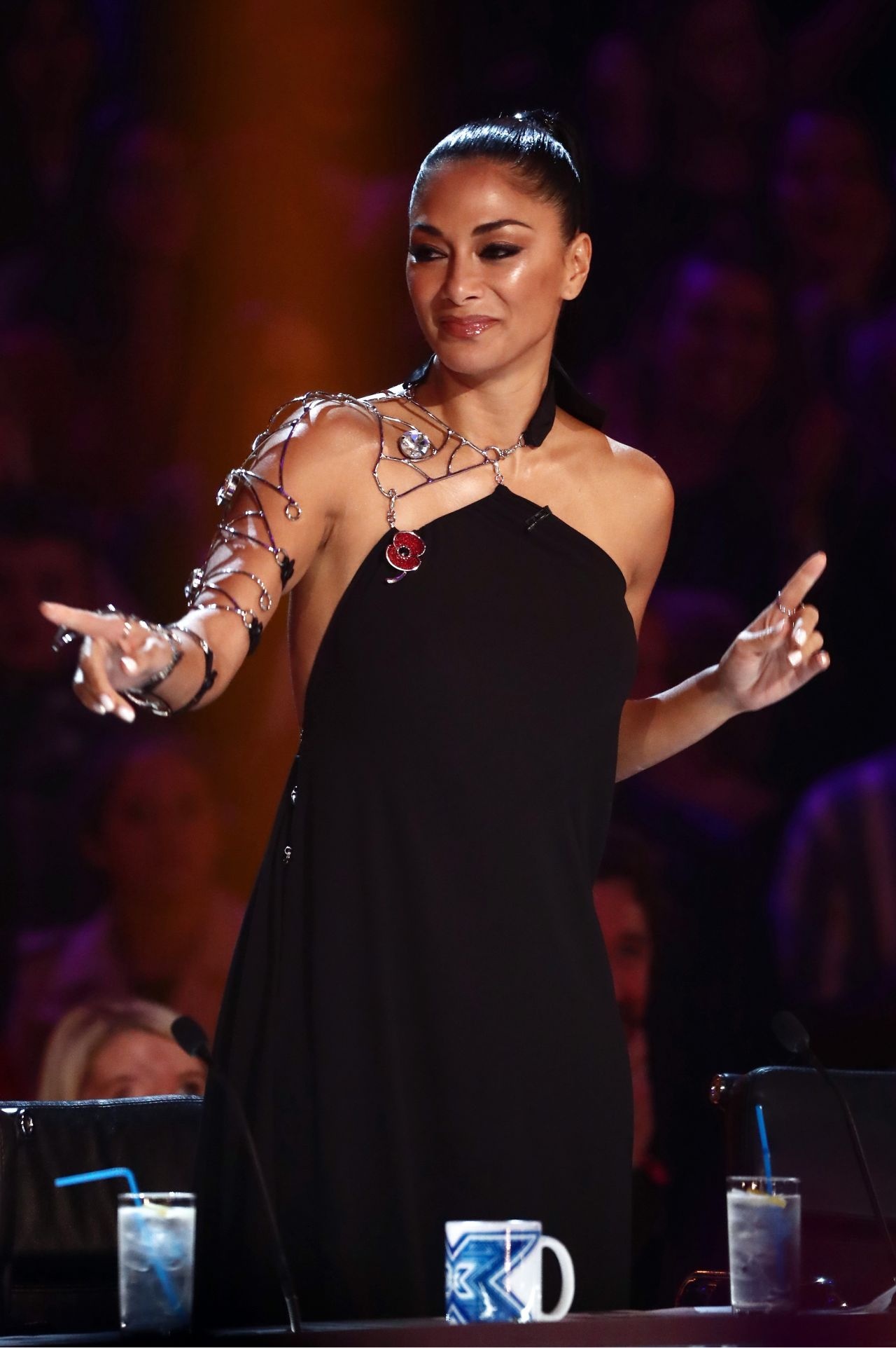 Nicole Scherzinger, The X Factor, S14E21 episode, CelebMafia, 1280x1930 HD Phone