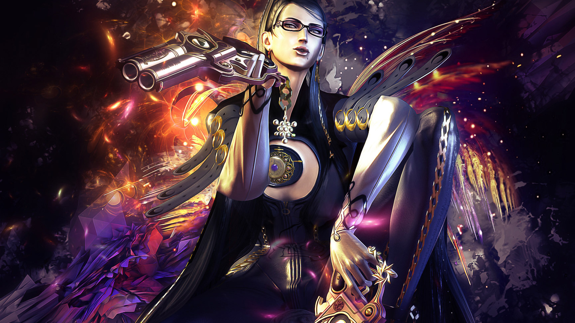 Bayonetta 3, Game wallpaper, Striking visuals, Artistic design, 1920x1080 Full HD Desktop