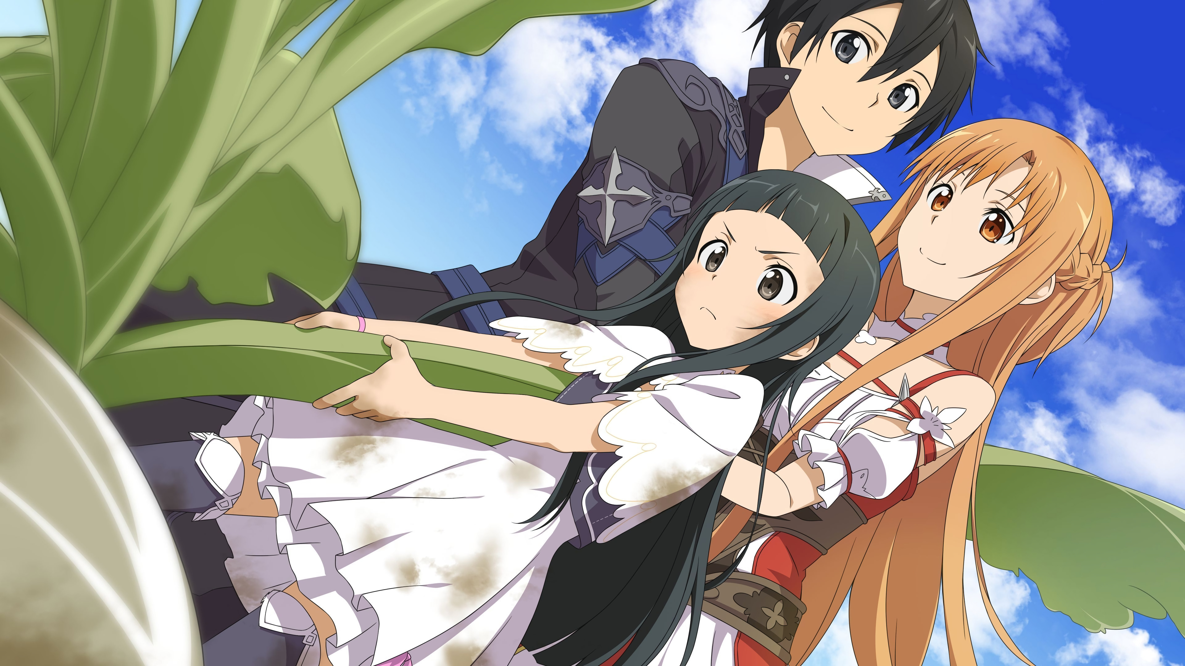 Sword Art Online, Virtual reality adventure, 4K quality, Stunning backgrounds, 3840x2160 4K Desktop