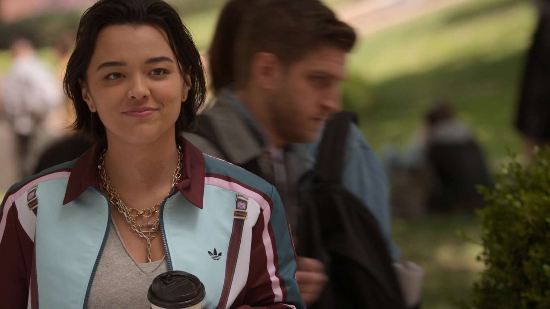 The Sex Lives of College Girls, Midori Francis, Alicia's Adidas women's jacket, Episode 4, 1920x1080 Full HD Desktop