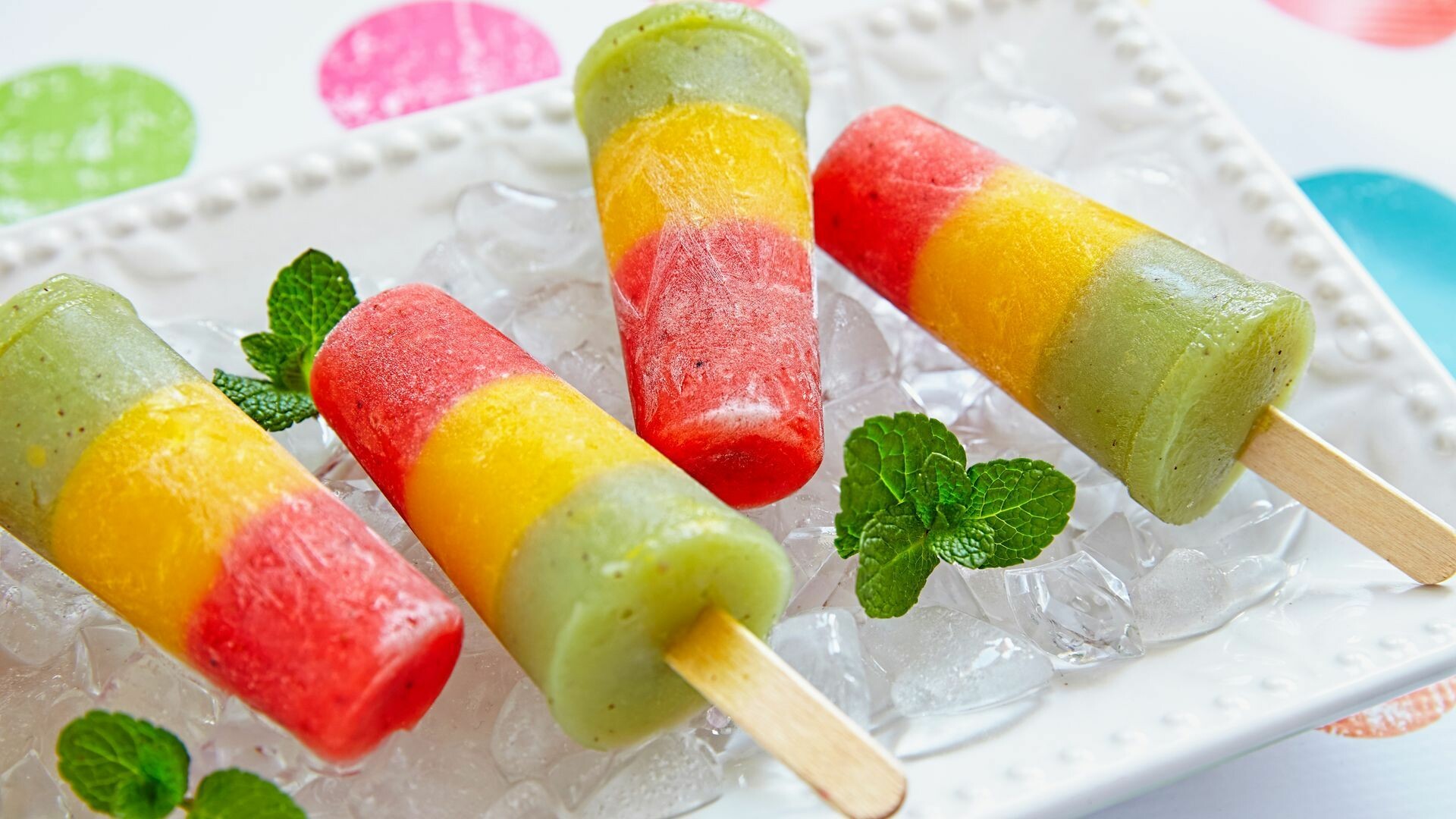 Ice Cream and fruit wallpapers, Fresh and vibrant, Tropical flavors, Satisfying indulgence, 1920x1080 Full HD Desktop