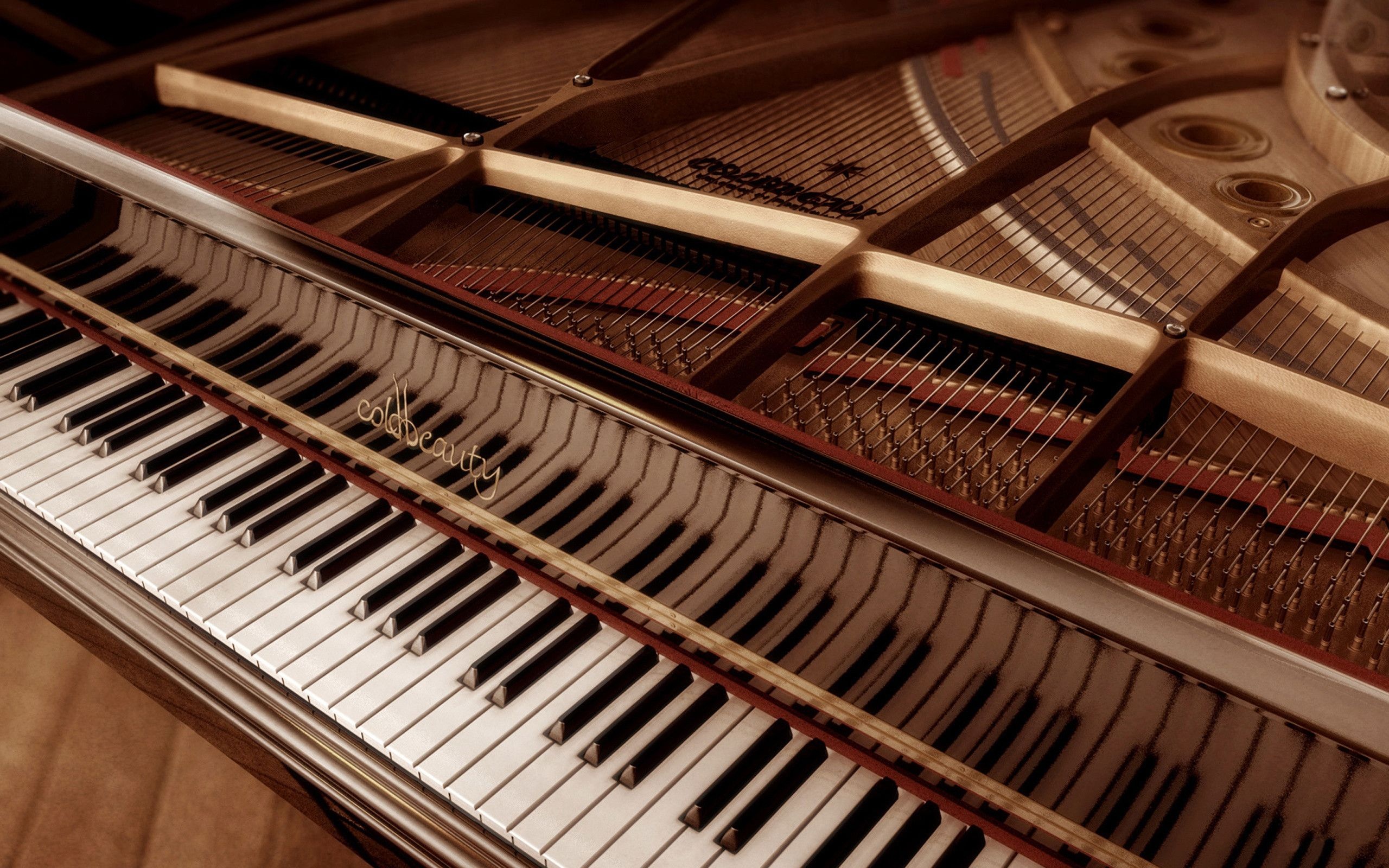 Yamaha piano, Music, 2560x1600 HD Desktop