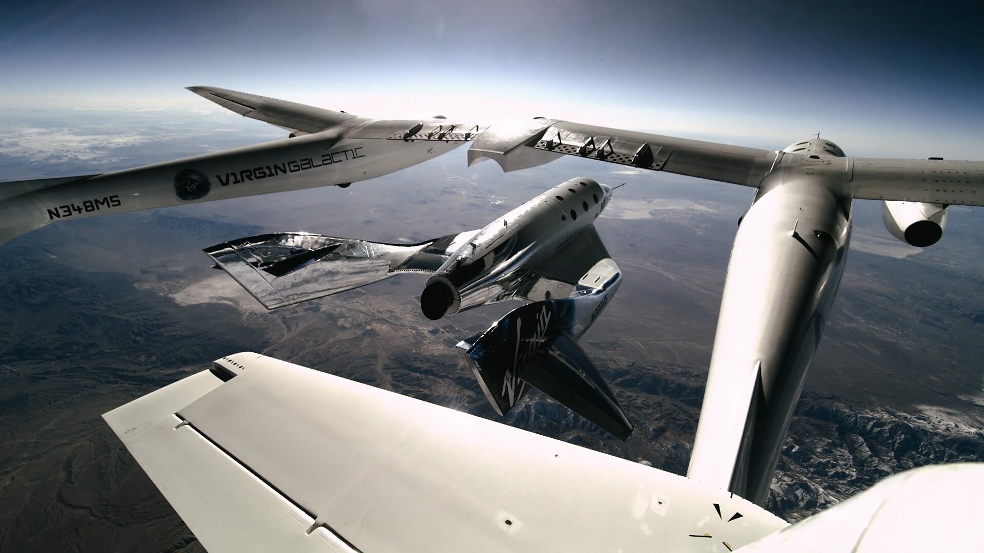 Virgin Galactic, Scottish pilot, Space exploration, Rocketing into the unknown, 1920x1080 Full HD Desktop