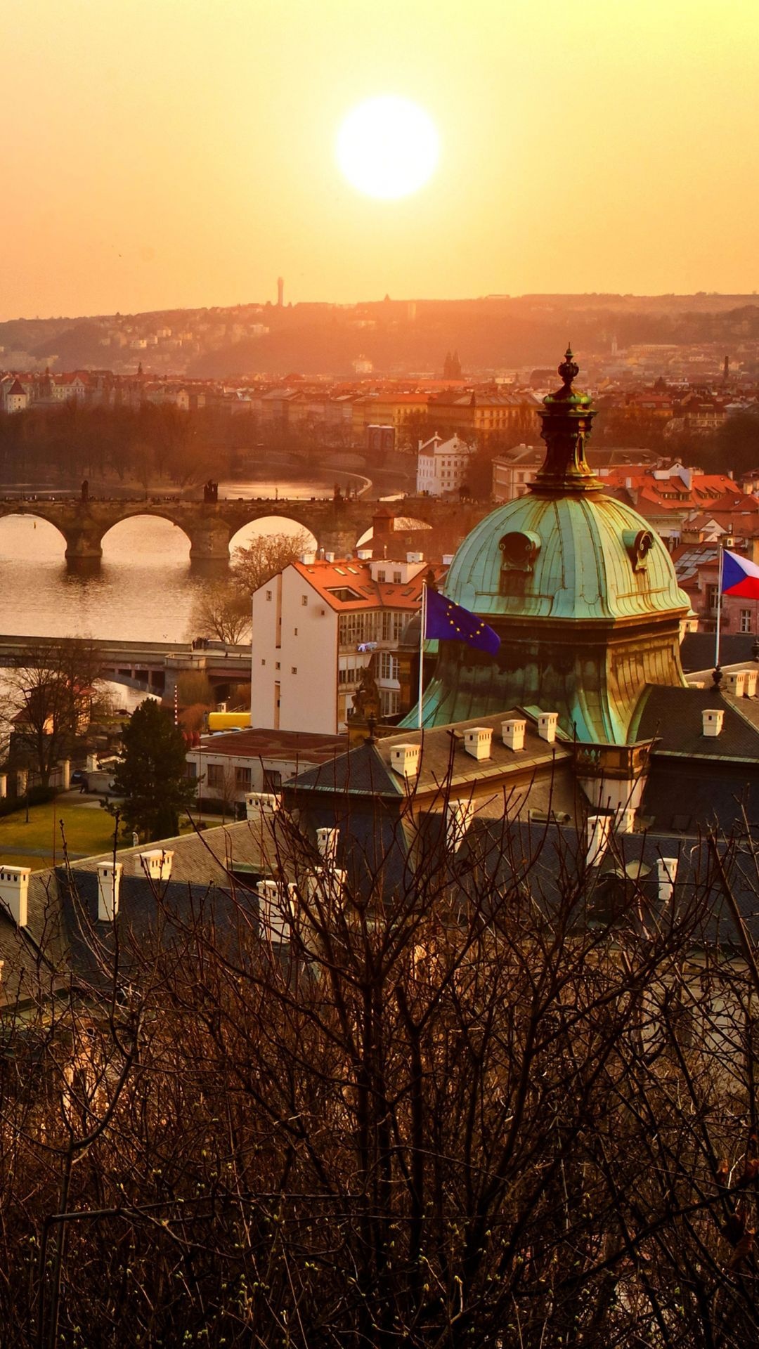 Prague travels, iPhone wallpapers, Stunning cityscape, Retina HD, 1080x1920 Full HD Phone