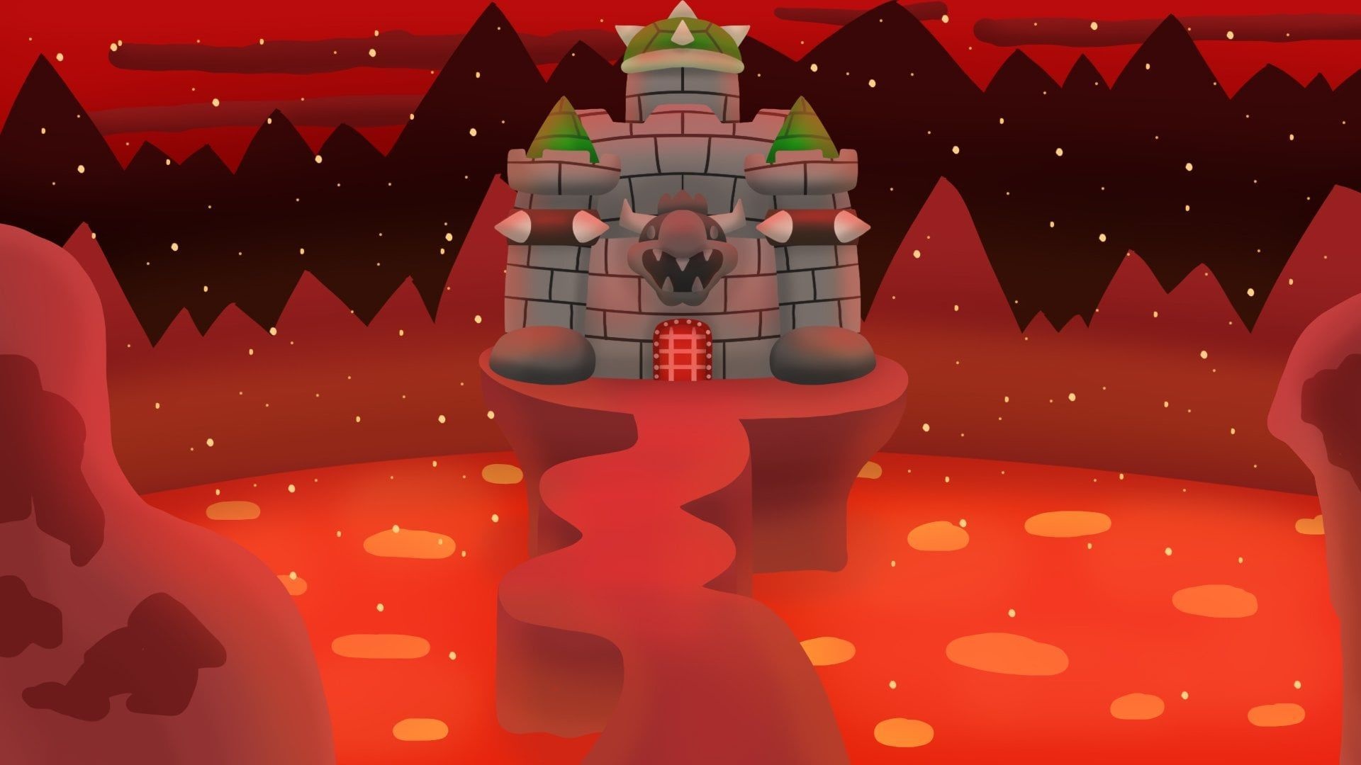 Paper Mario, Mario Castle Wallpaper, 1920x1080 Full HD Desktop