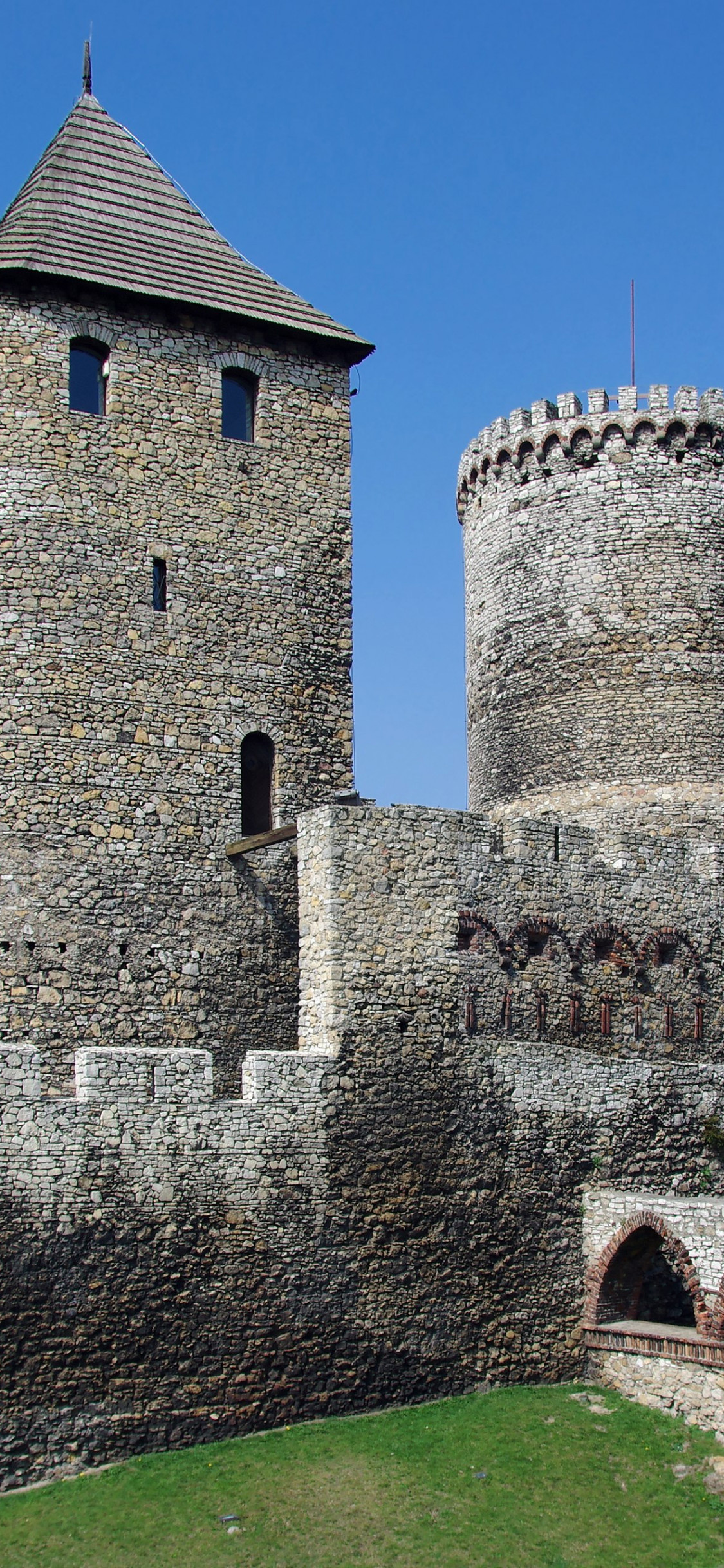 Bedzin Castle, Tourism, Wallpaper, 1130x2440 HD Phone