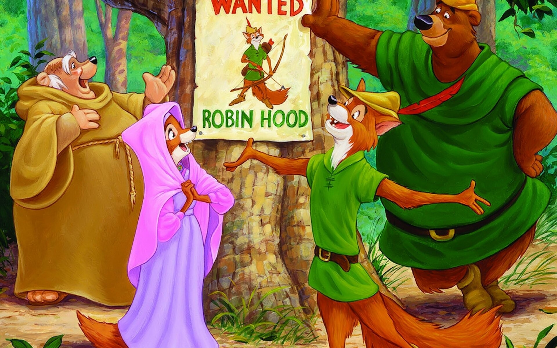 Little John and Friar Tuck, Robin Hood Wallpaper, 1920x1200 HD Desktop