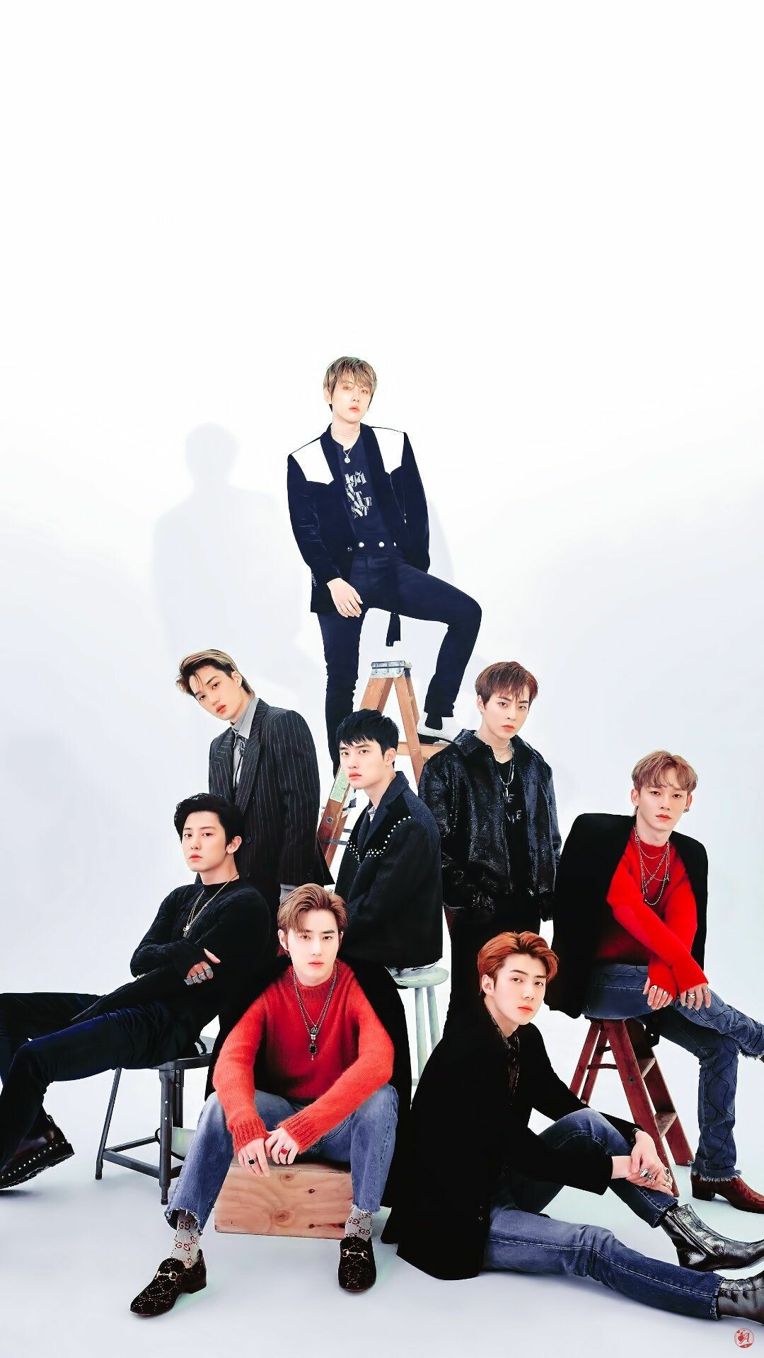 EXO Love Shot, EXO wallpapers, EXO 2019, Expressive performances, 1080x1920 Full HD Phone