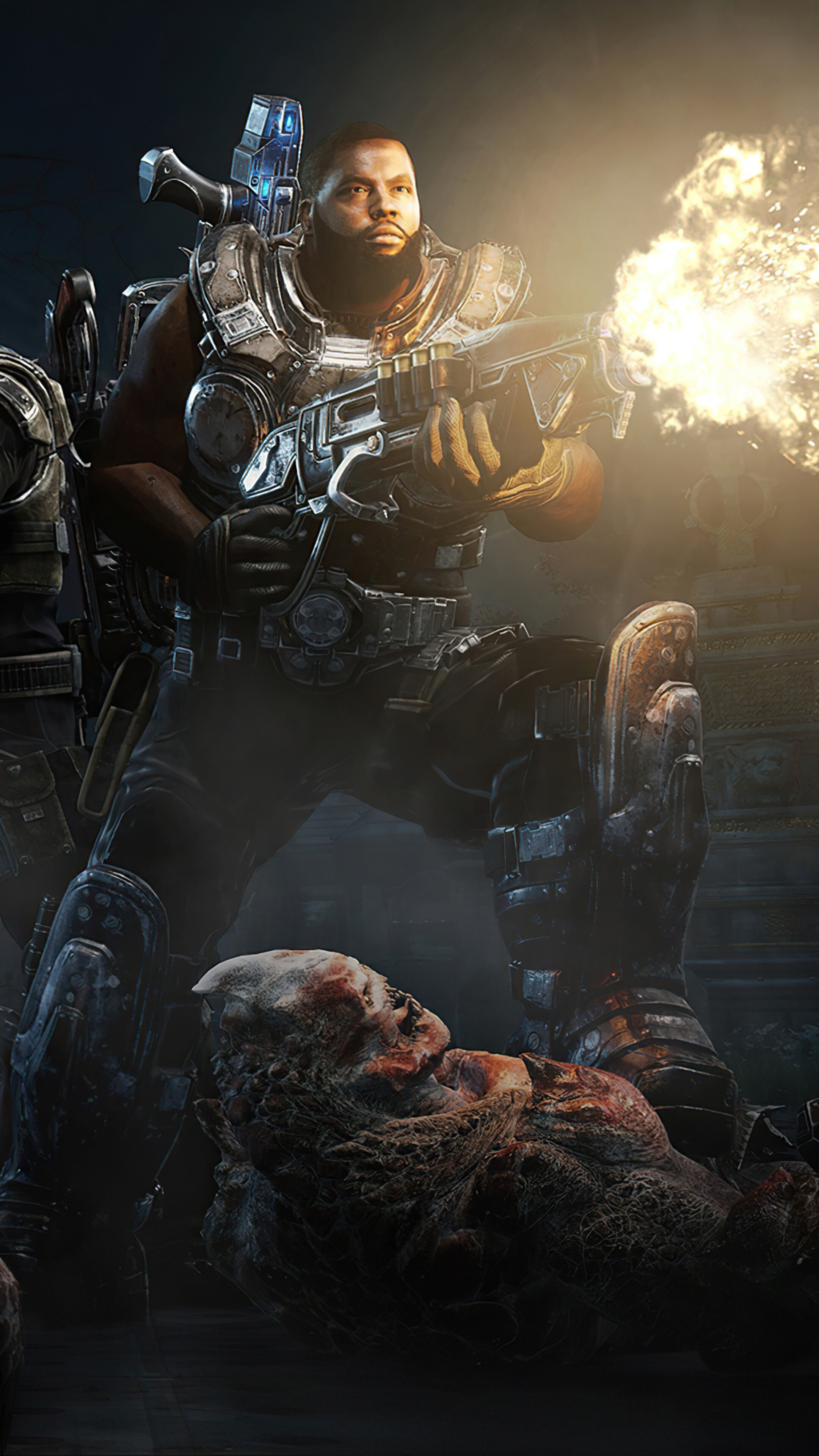 Gears of War 4, Run the Jewels, Sony Xperia X, High-octane action, 2160x3840 4K Phone