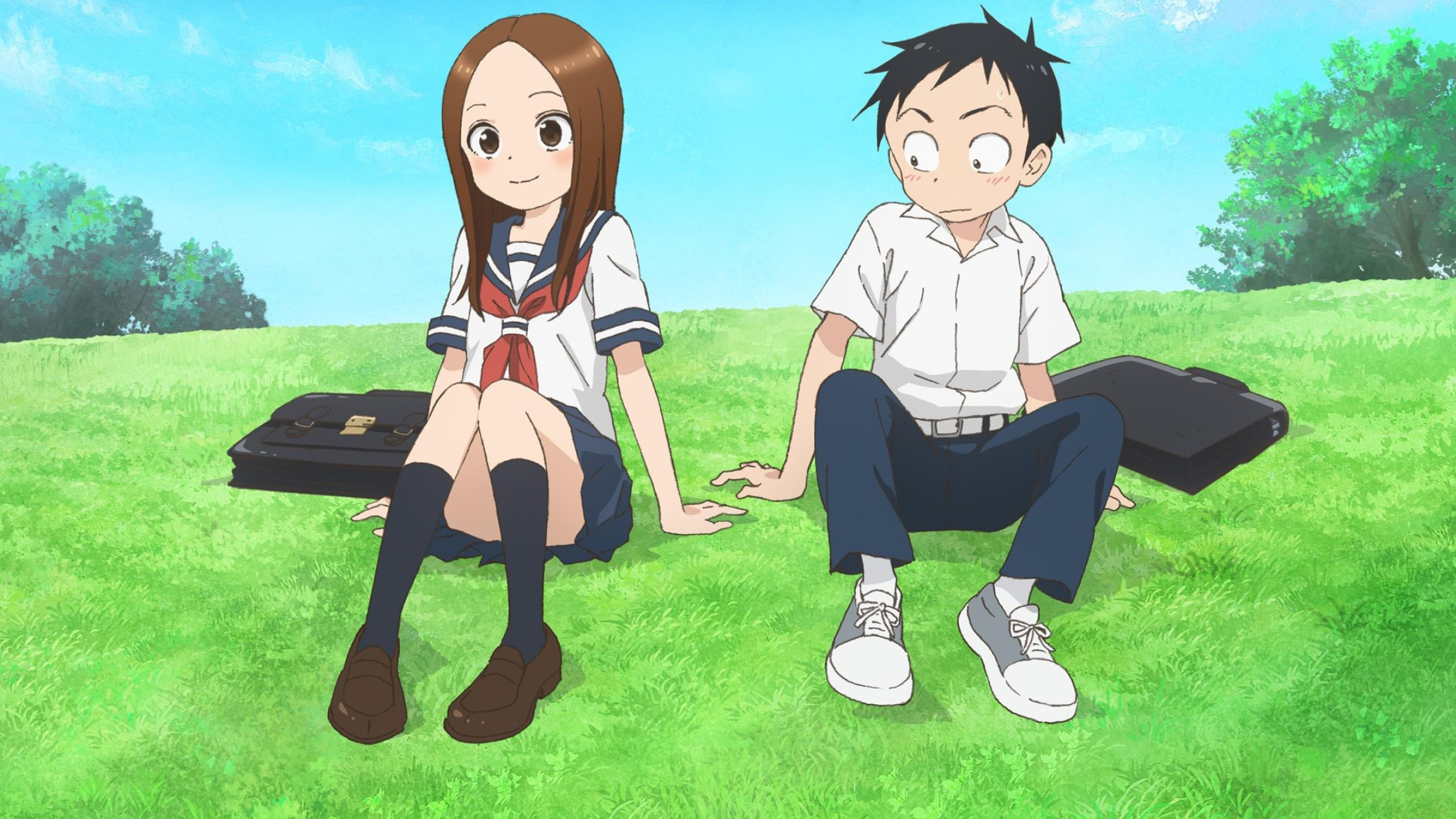 Teasing master takagi-san, Anime, 2400x1350 HD Desktop