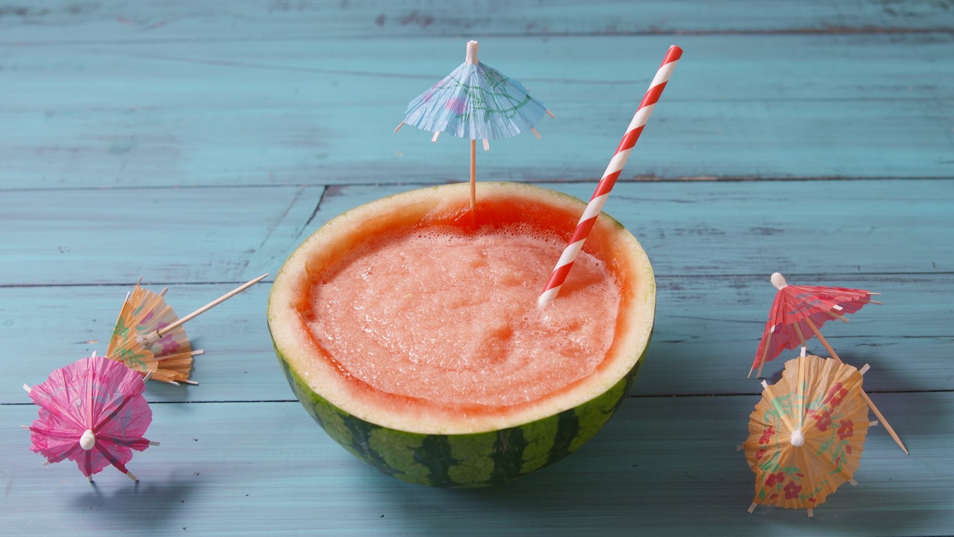 Boozy watermelon slushie, Fun summer beverage, Refreshing drink, Tropical flavors, 1920x1080 Full HD Desktop