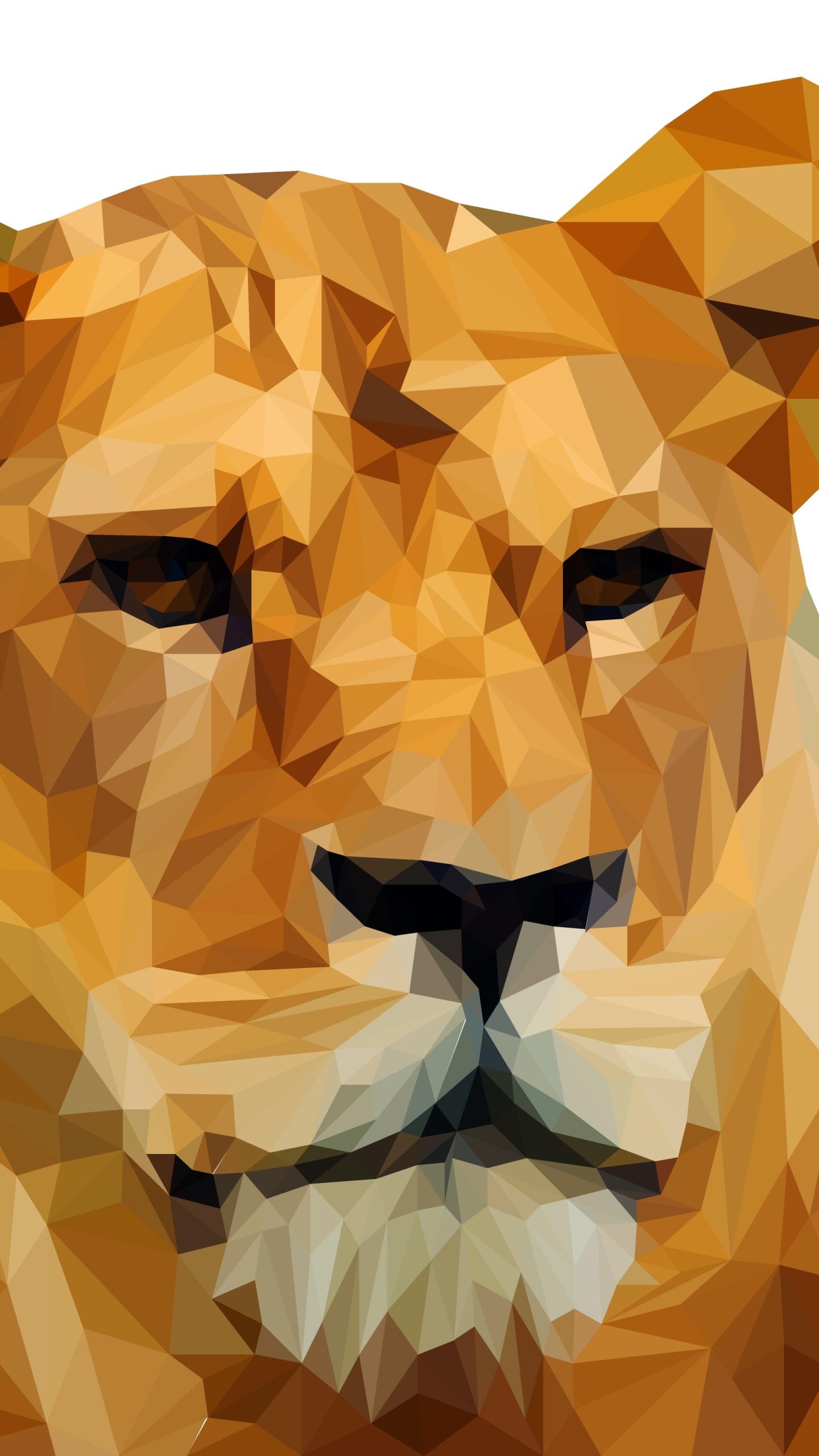 Lioness, Facets Wallpaper, 1440x2560 HD Phone