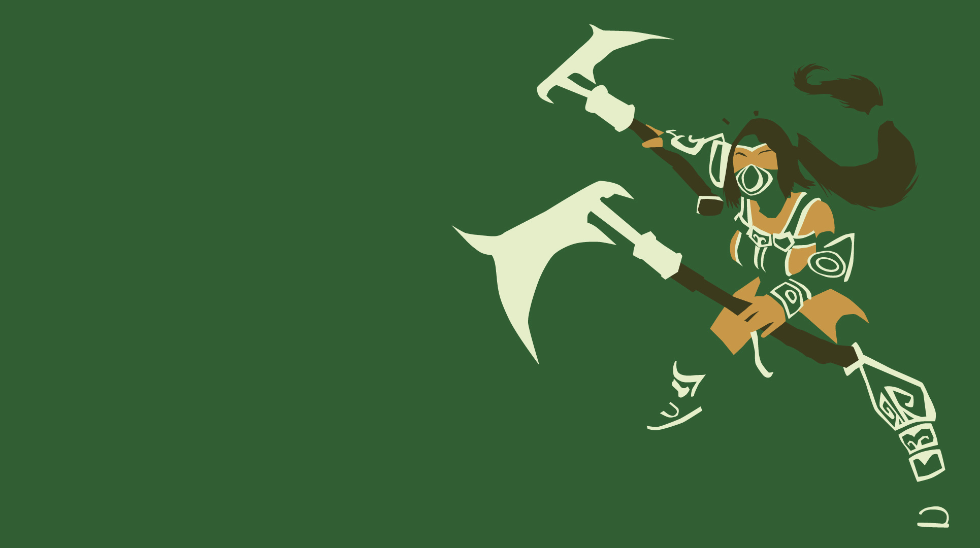 Akali Minimalistic, League of Legends, Artistic design, Simplistic, 1930x1080 HD Desktop