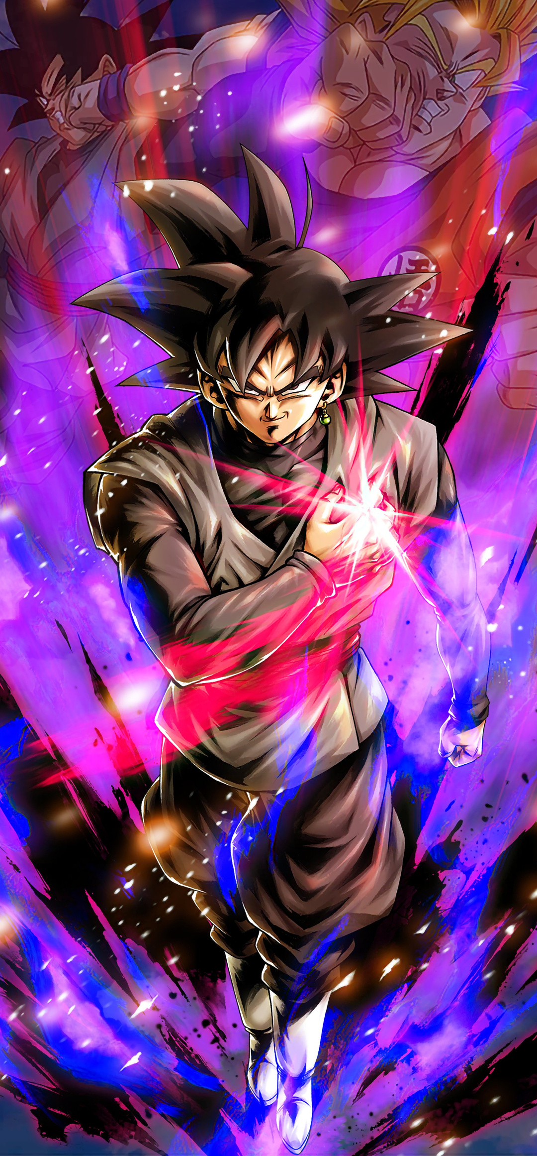 Goku Black, Super Saiyan Goku, Green Potara earring, HD Phone wallpaper