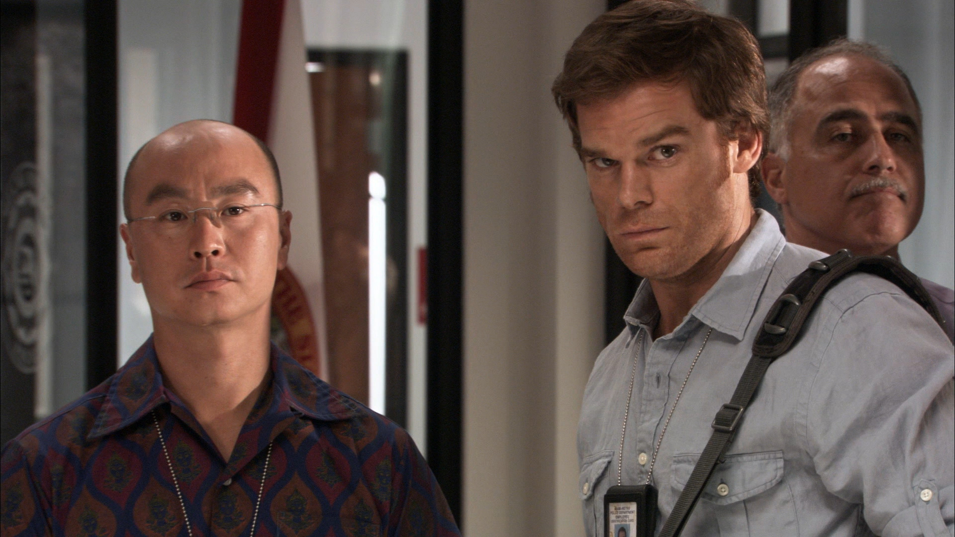 Dexter Morgan, Vince Masuka, Miami Metro Police Department, Full HD Desktop wallpaper