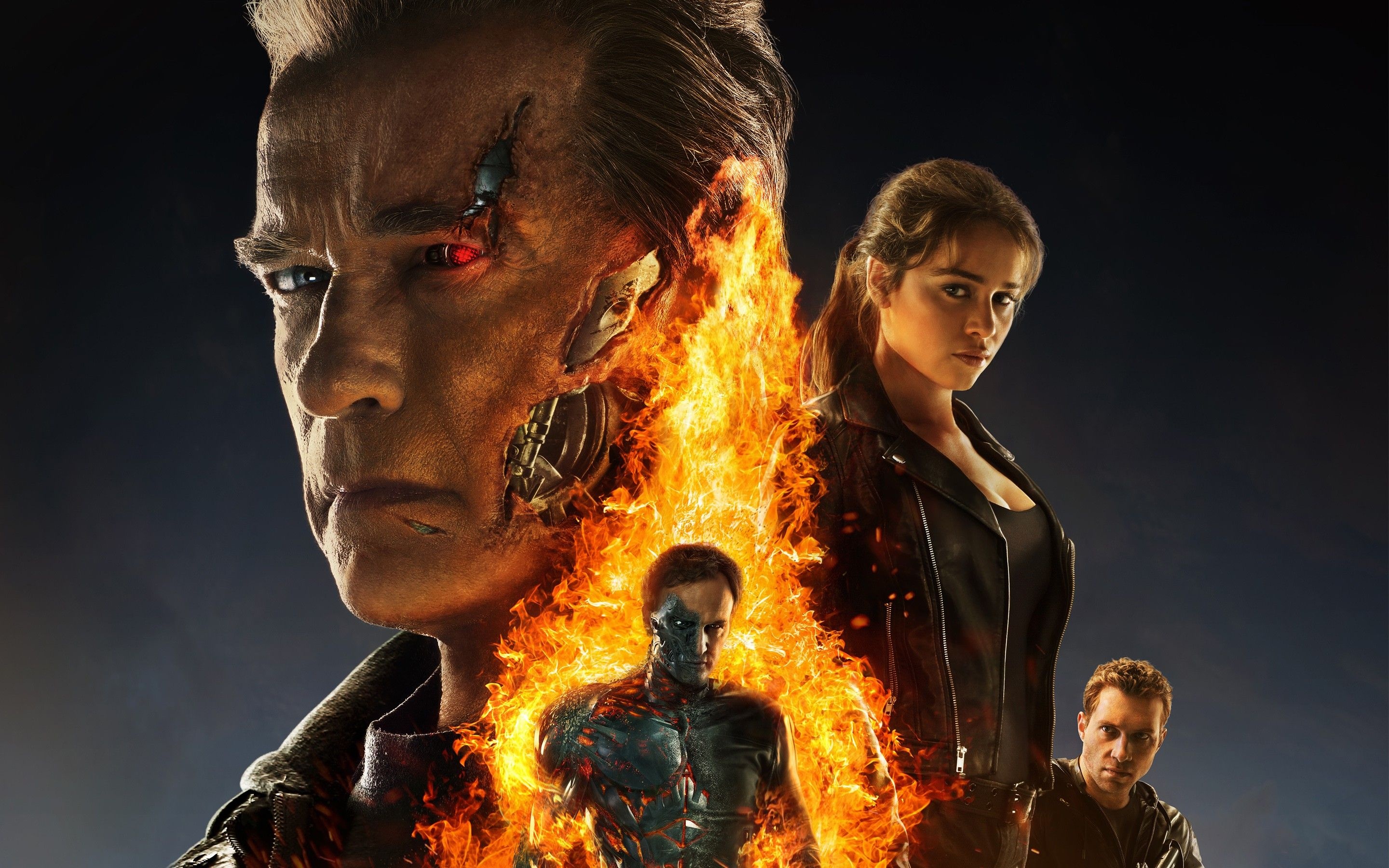 Terminator Genisys wallpapers, Top quality backgrounds, Sci-fi artwork, 2880x1800 HD Desktop