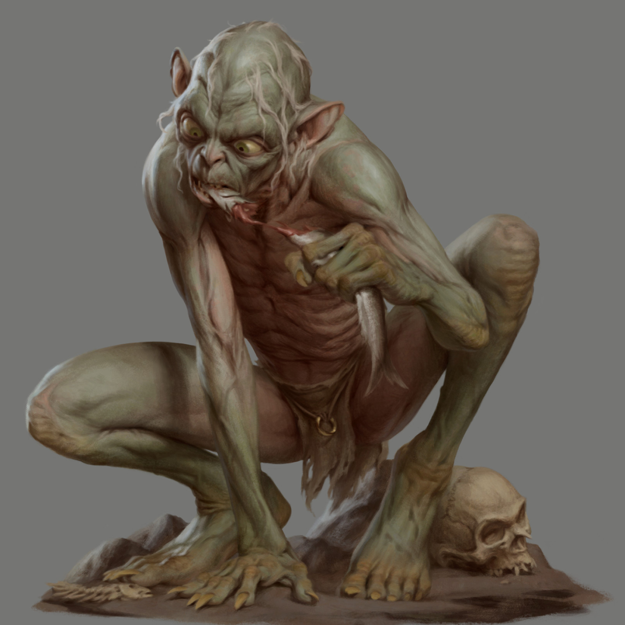 Carlos Amaral, Gollum artist, Artistic interpretation, Digital artwork, 2000x2000 HD Phone