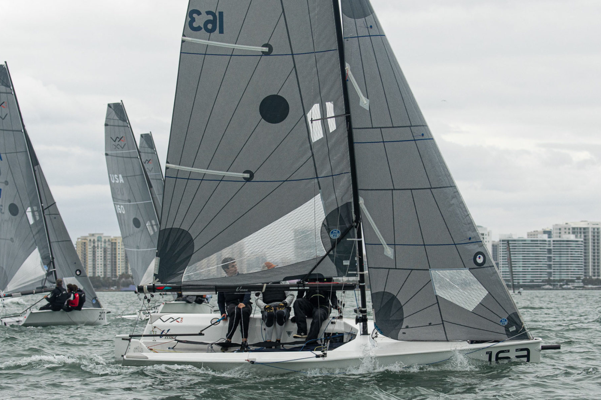 North podium sweep, VX One winter series, Sailing success, North sails, 2000x1340 HD Desktop