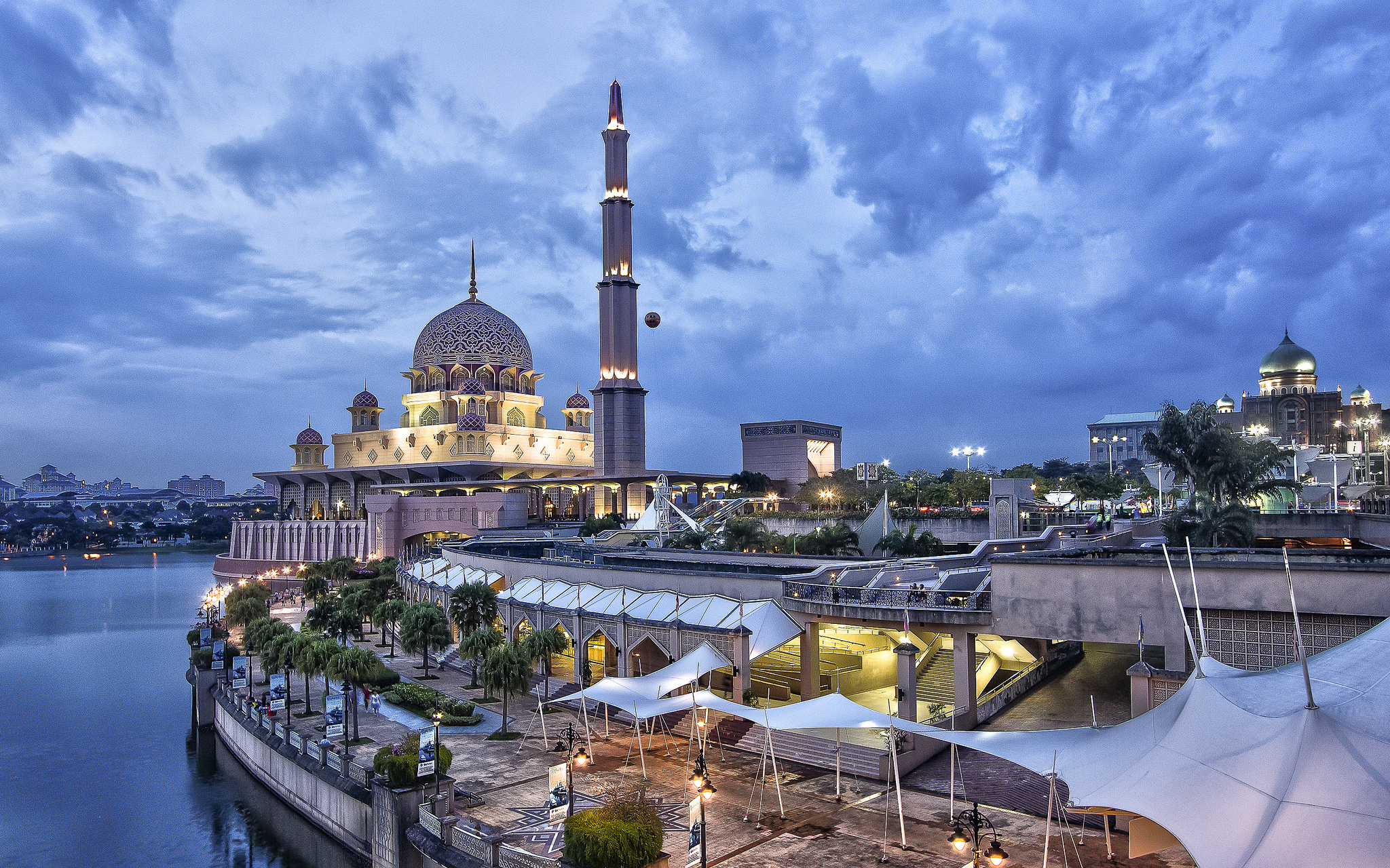 Putrajaya, Travels, Modern architecture, Serene lakes, 2050x1280 HD Desktop