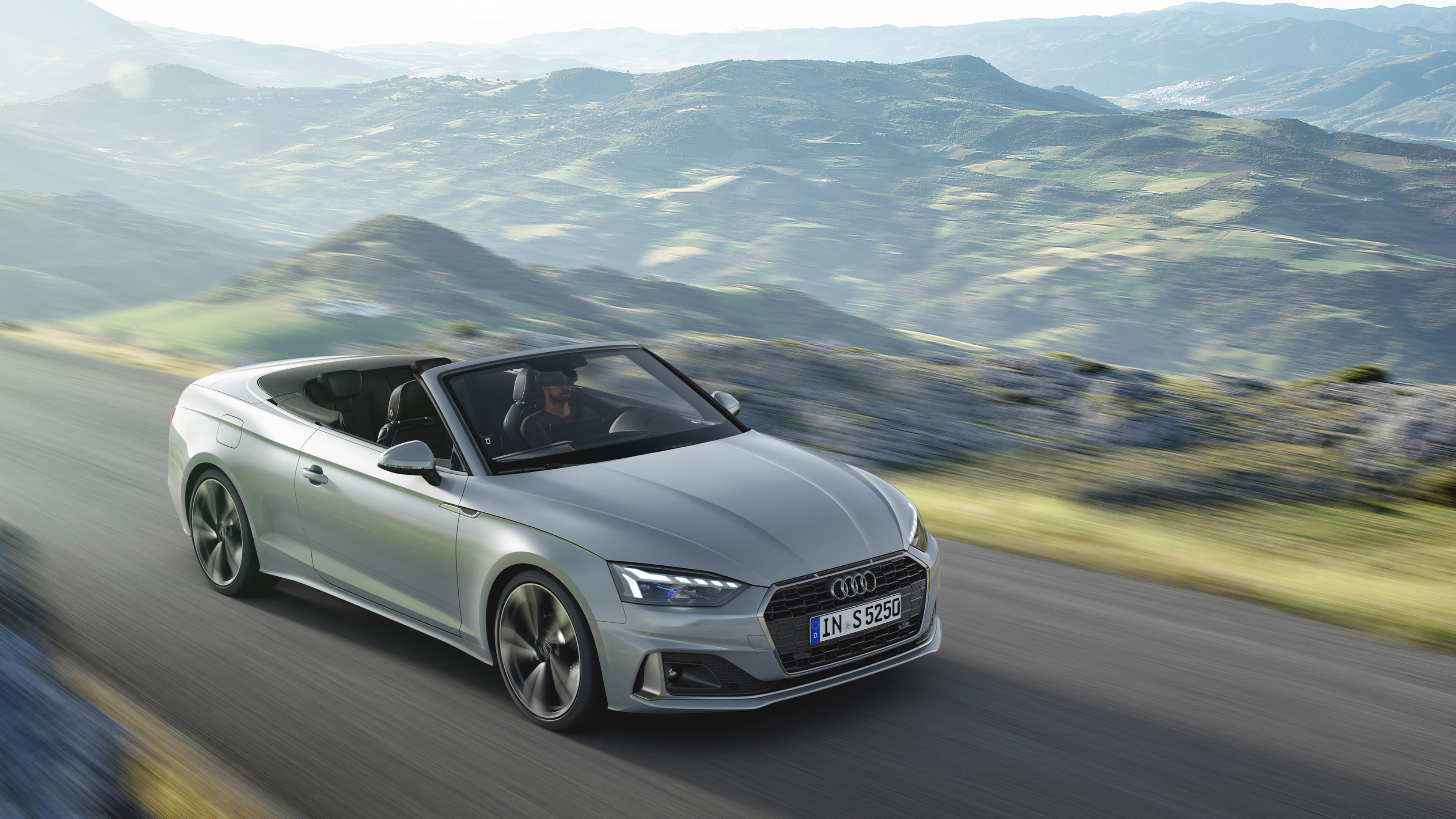 Audi A5 cabriolet, 40 TFSI, 2019, 3840x2160 4K Desktop