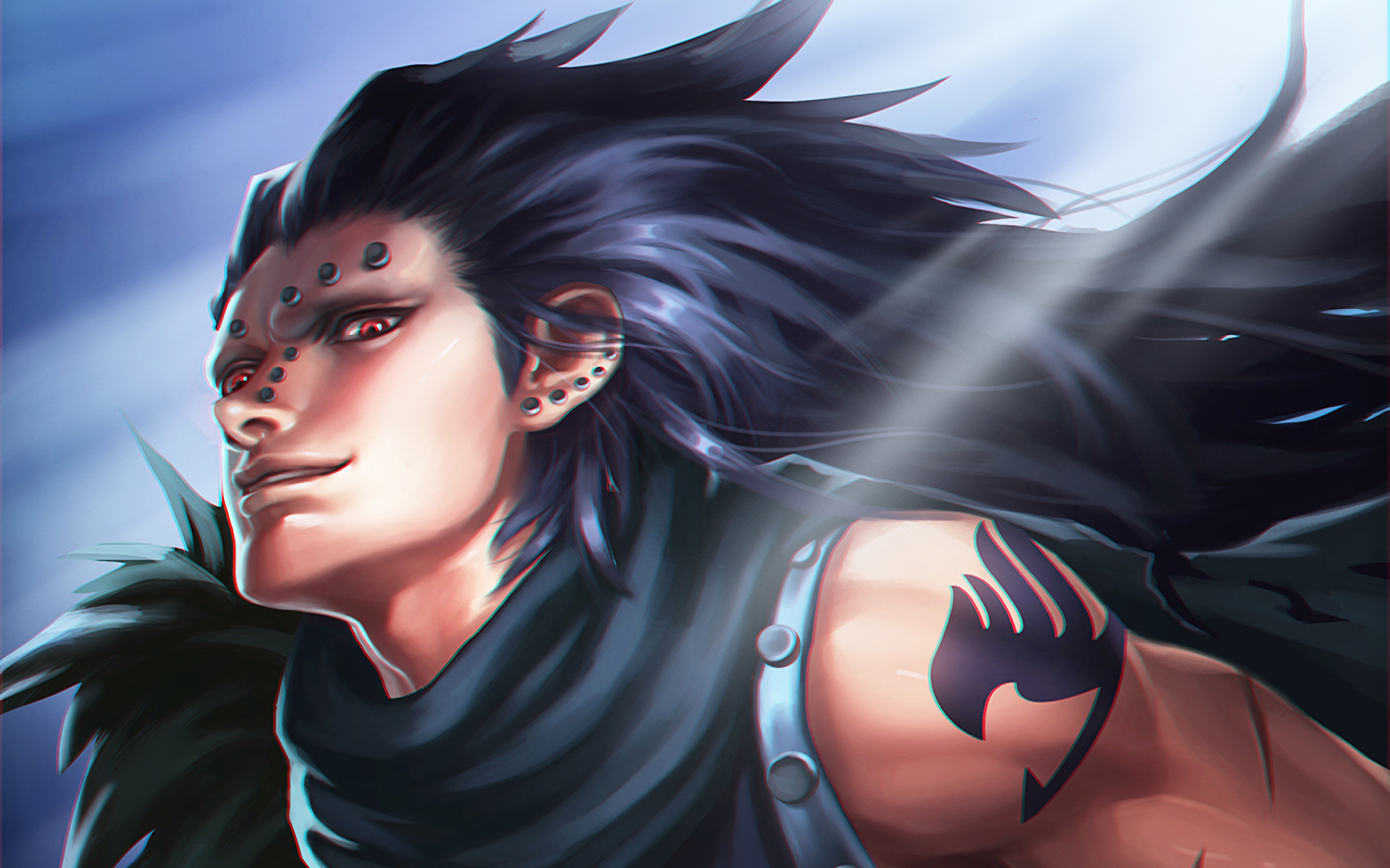 Gajeel Redfox, Iron dragon slayer, Fairy Tail guild, Powerful magic, 1920x1200 HD Desktop