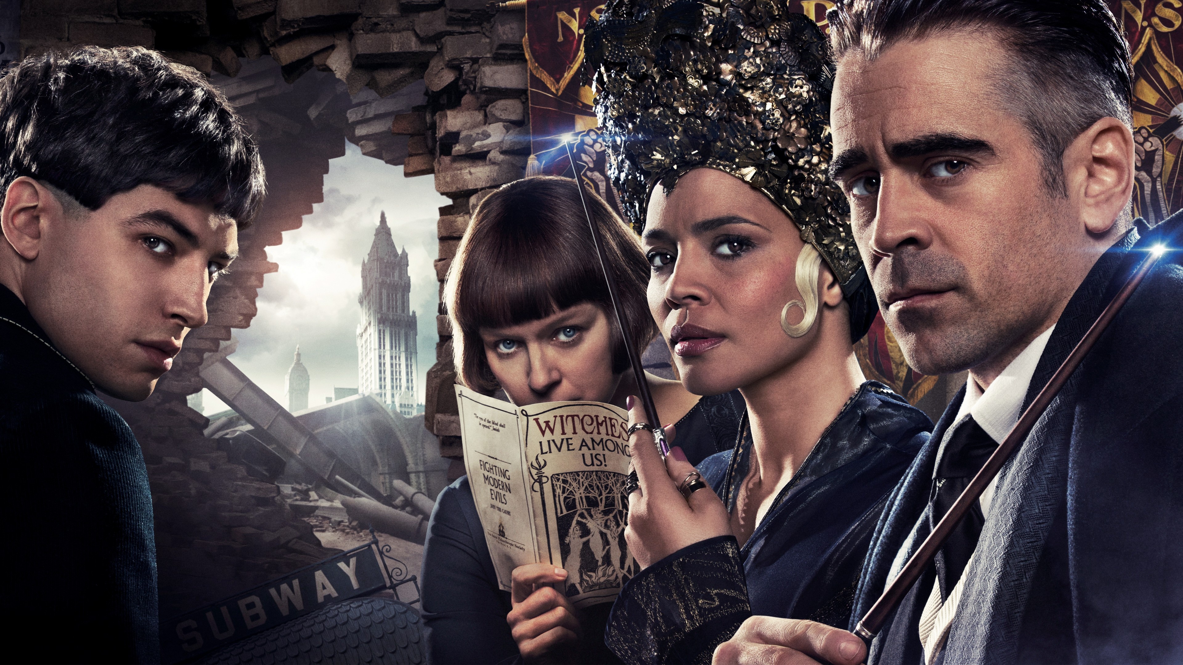 Fantastic Beasts, HD movies, 4K wallpapers, Images, 3840x2160 4K Desktop