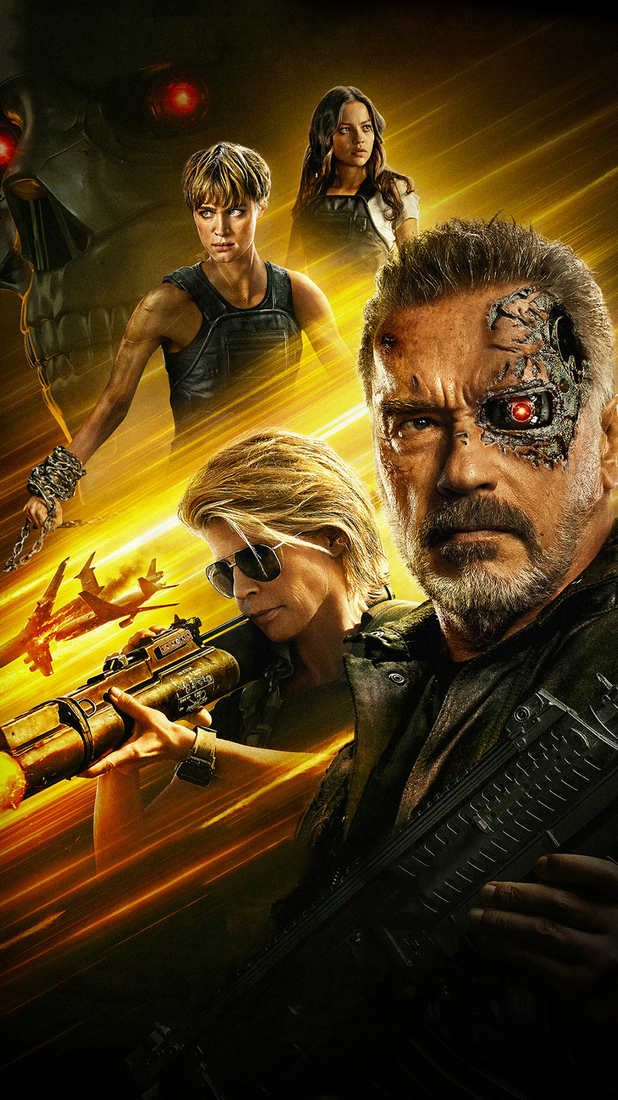 Terminator: Dark Fate, 2019 movie, Sony Xperia, HD wallpapers, 2160x3840 4K Phone